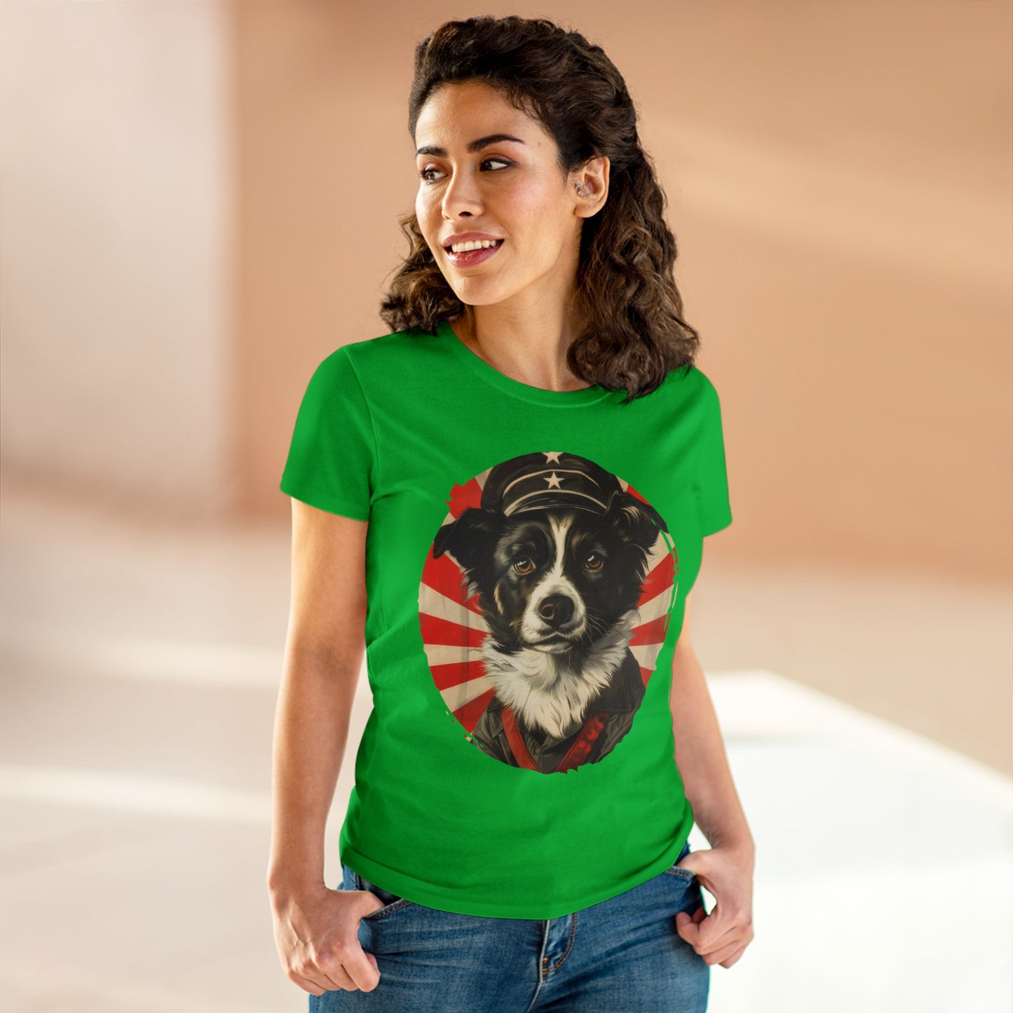 Comrade Canine - Women's Midweight Cotton Tee