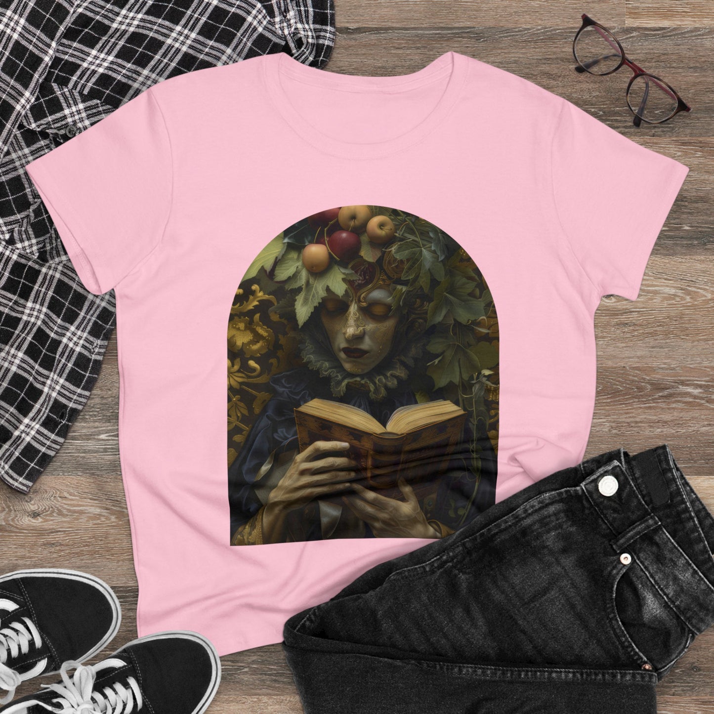 Solemn Reading - Fantasy - Women's Midweight Cotton Tee