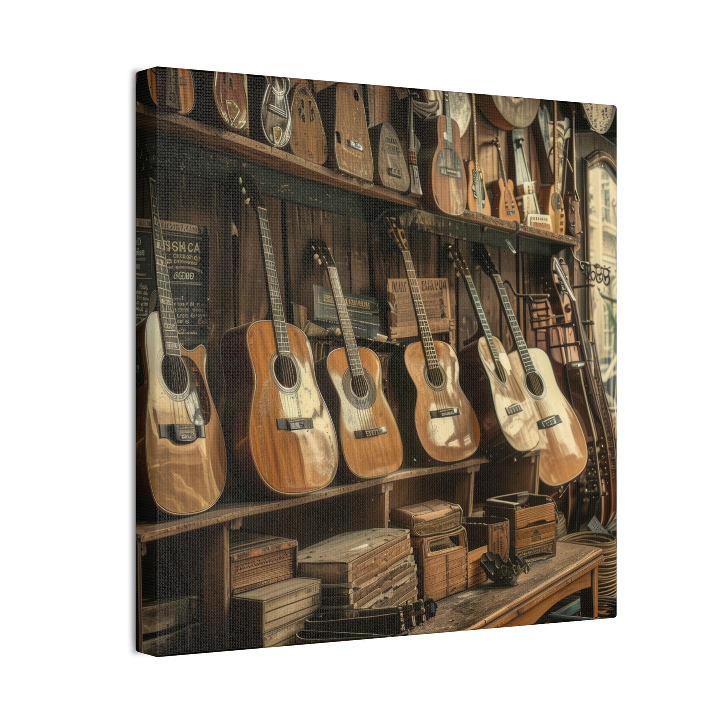 Luthier Shop - Canvas Stretched, 0.75"