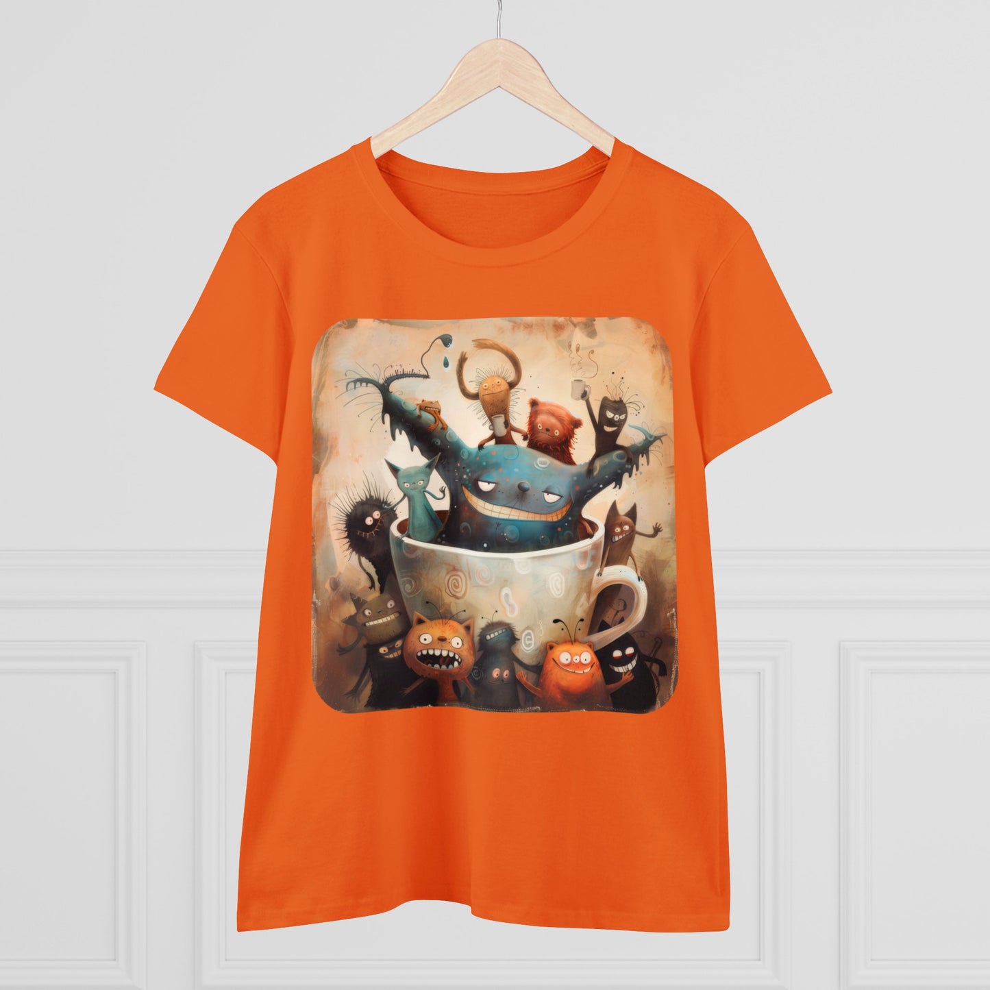 Coffee Critters - Women's Midweight Cotton Tee