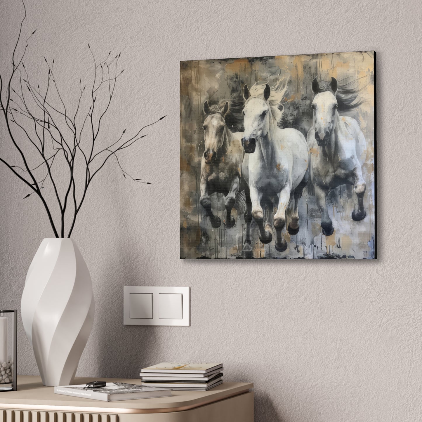 Horses - Canvas Stretched, 0.75"