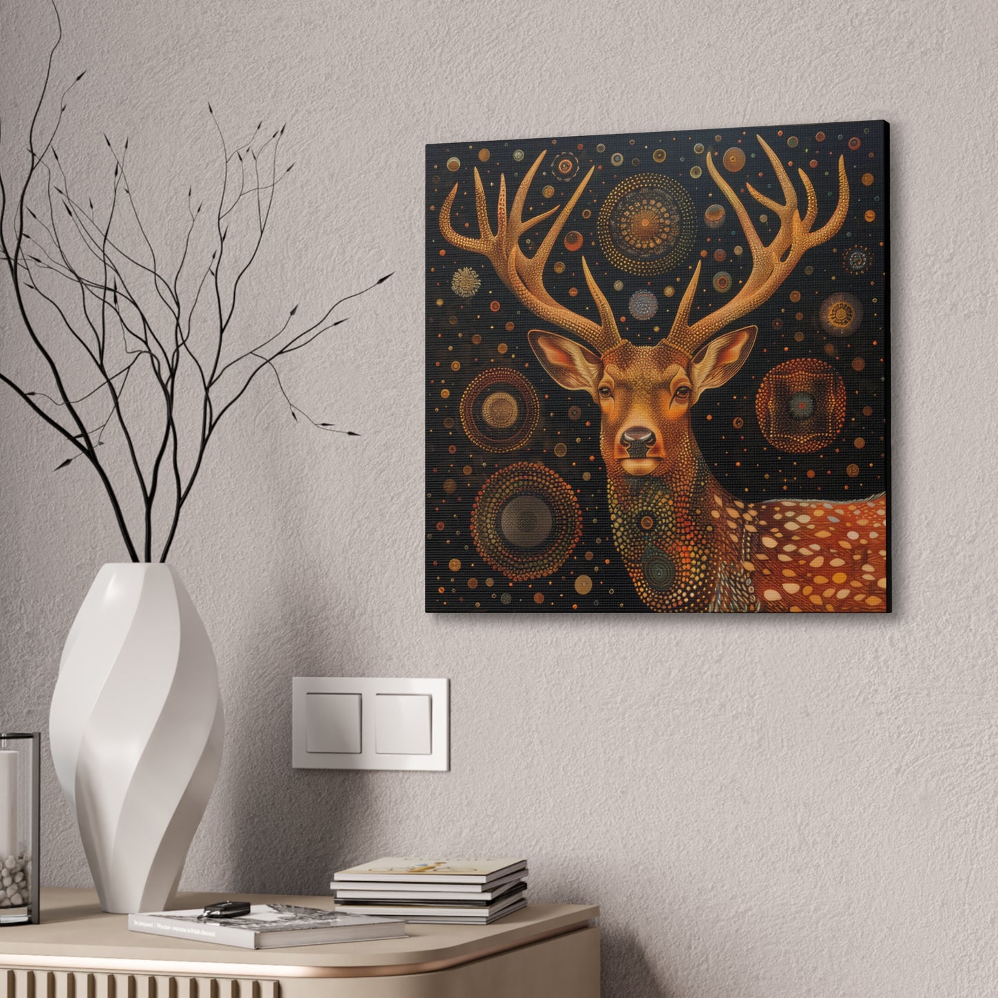 Deer - Canvas Stretched, 0.75"