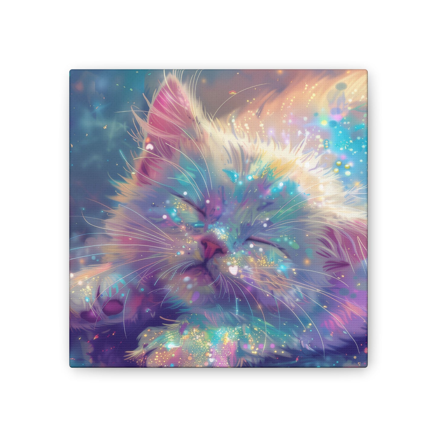 Sparkly Kitties - Canvas Stretched, 0.75"