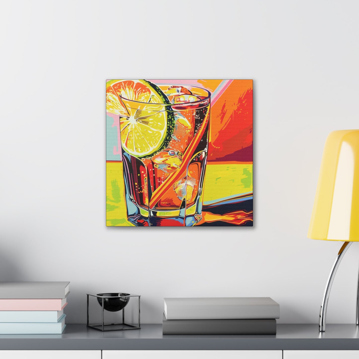 Summer Drinks - Canvas Stretched, 0.75"