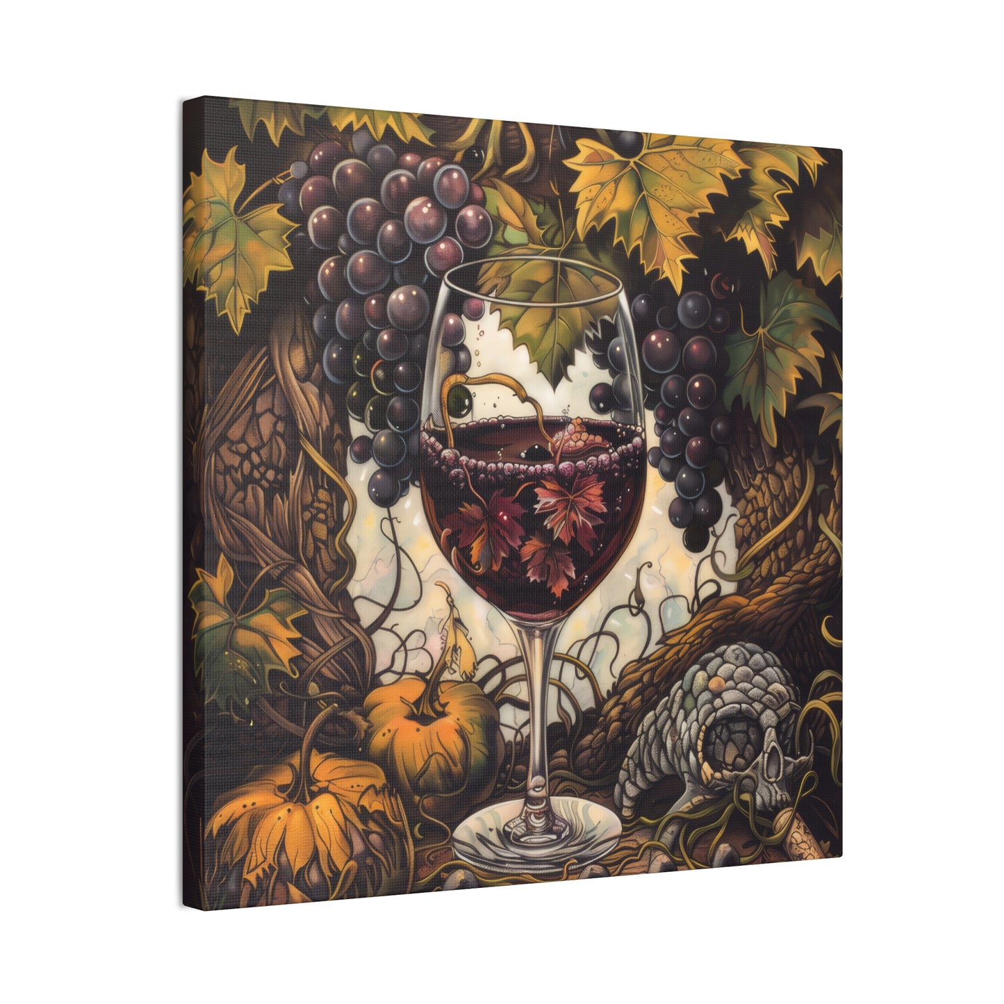 Wine - Canvas Stretched, 0.75"