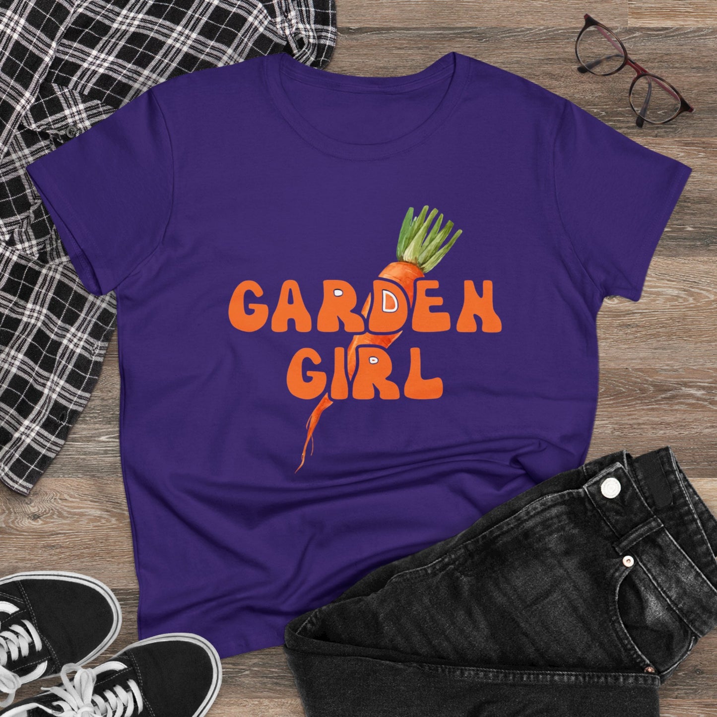 Garden Girl - Gardening - Women's Midweight Cotton Tee