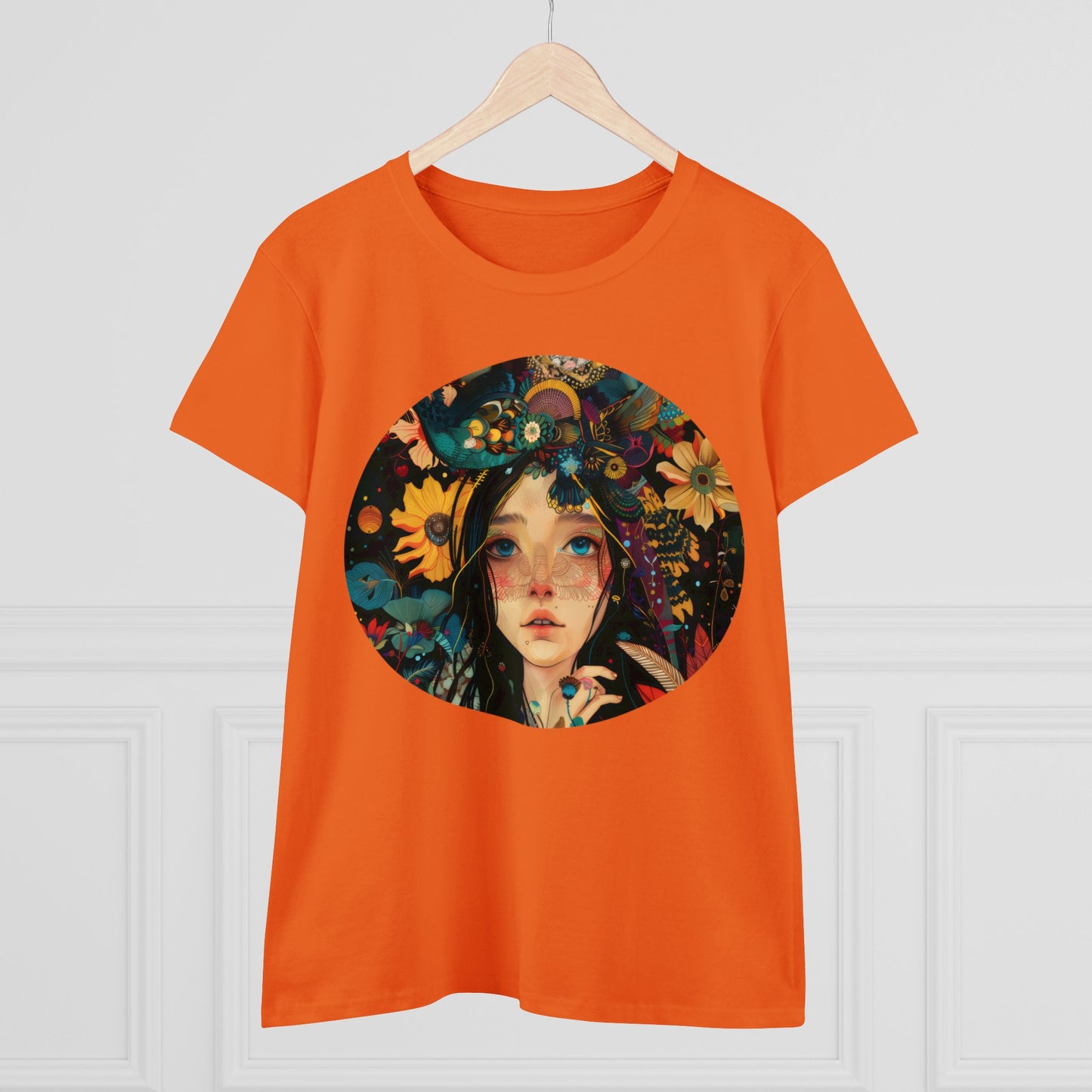 Flower Girl - Women's Midweight Cotton Tee