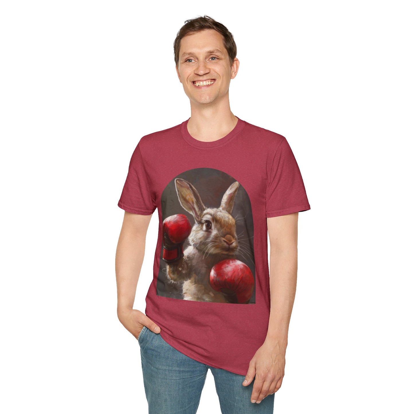 Boxing Bunny - Unisex Softstyle T-Shirt