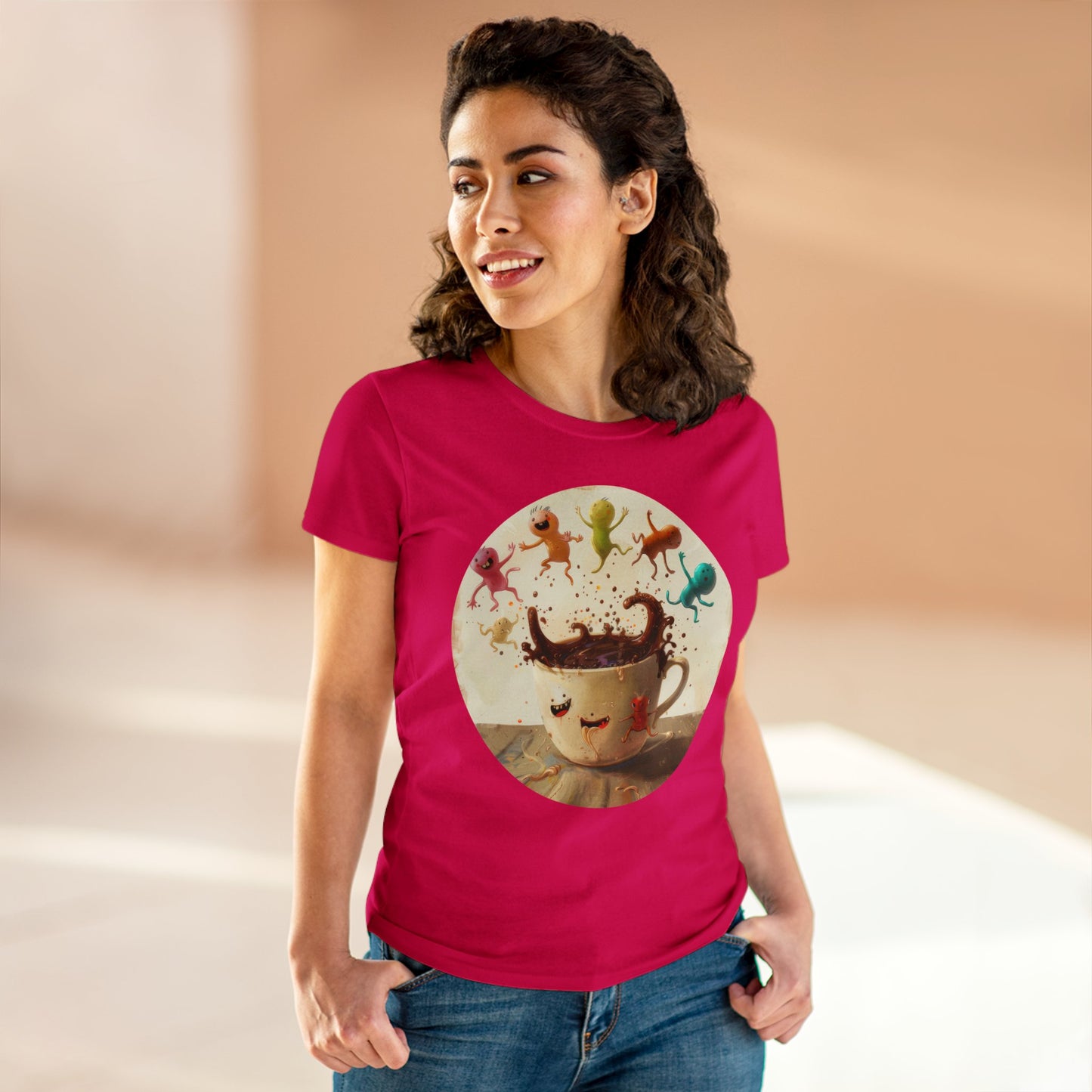 Coffee Critters - Women's Midweight Cotton Tee