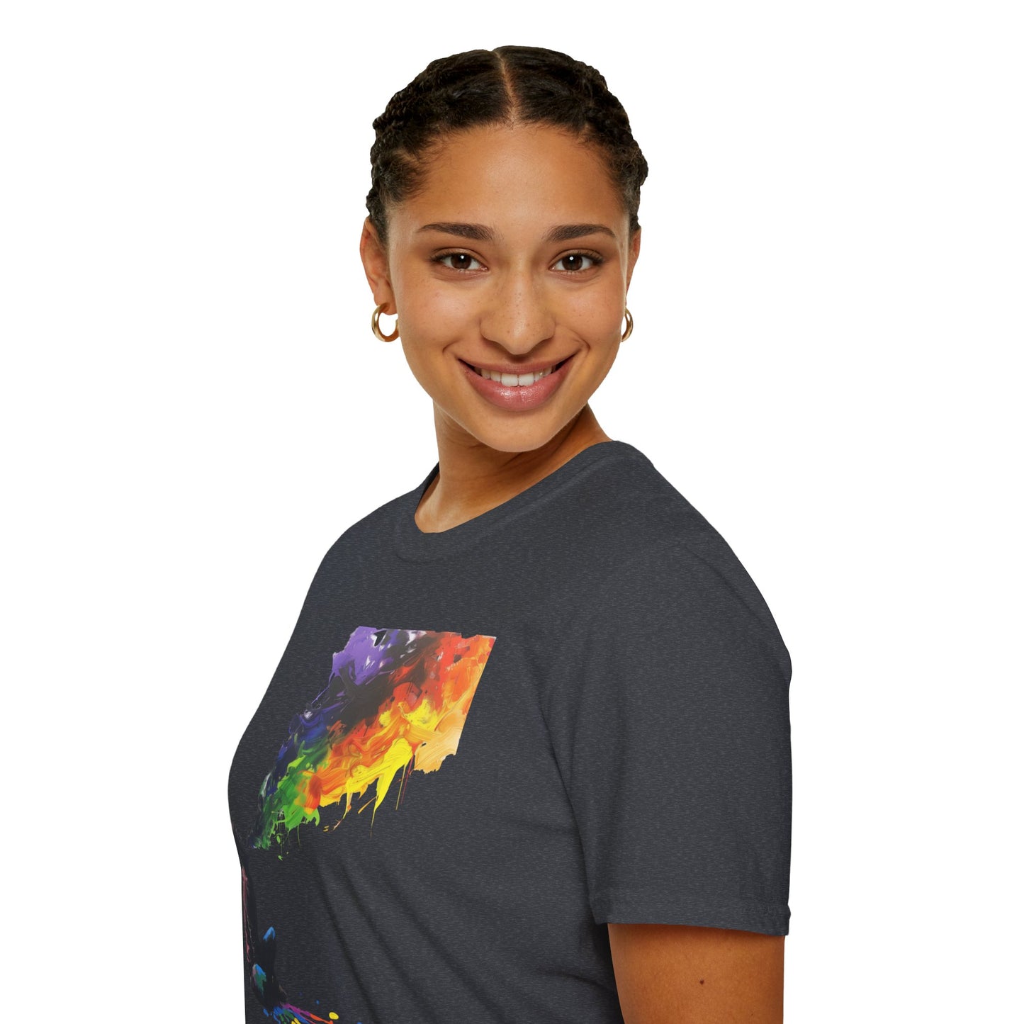 Rainbow Breath - Unisex Softstyle T-Shirt