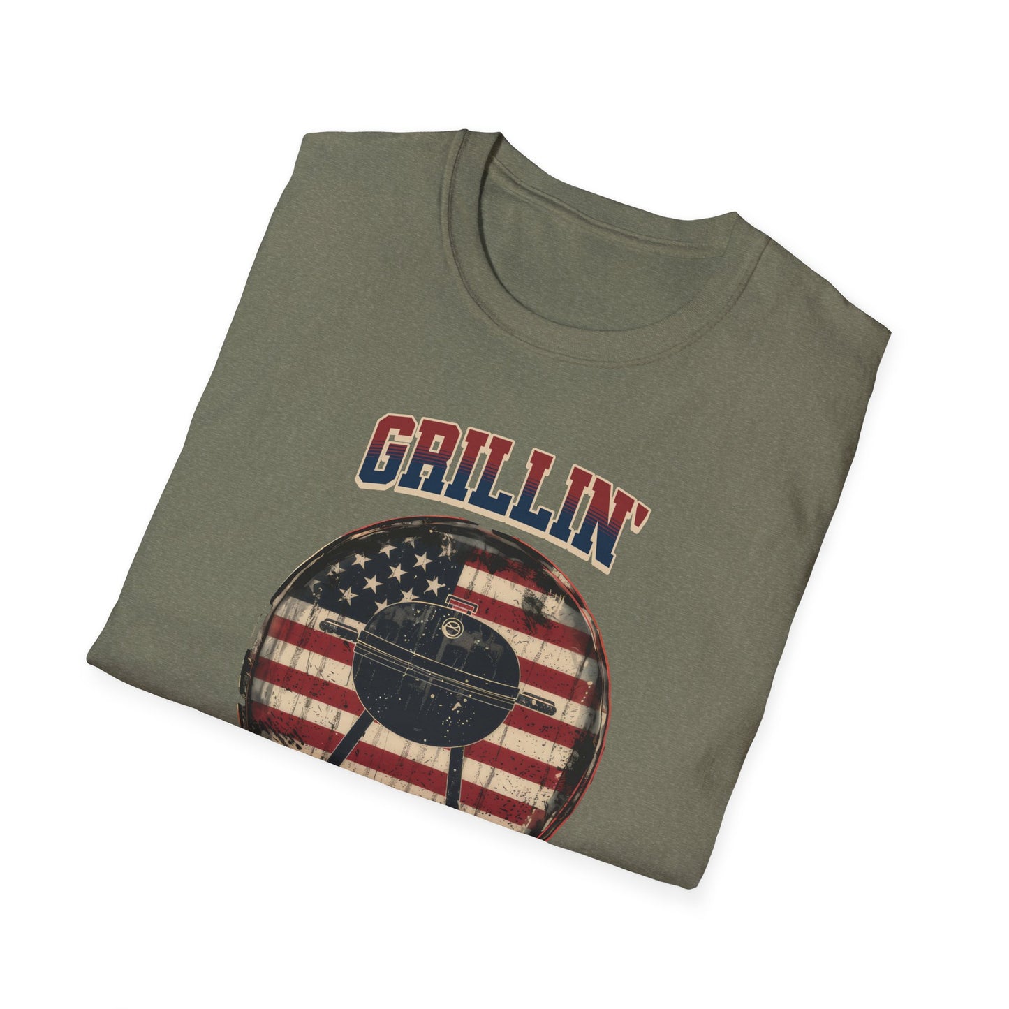 Grillin and Chillin - Unisex Softstyle T-Shirt