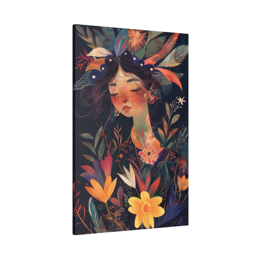 Flower Child - Canvas Stretched, 0.75"