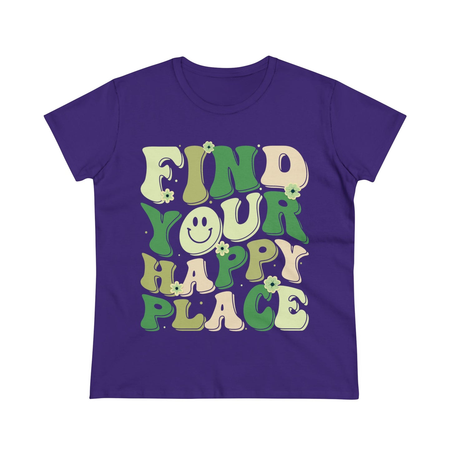 Find Your Happy Place - Gardening - Women's Midweight Cotton Tee