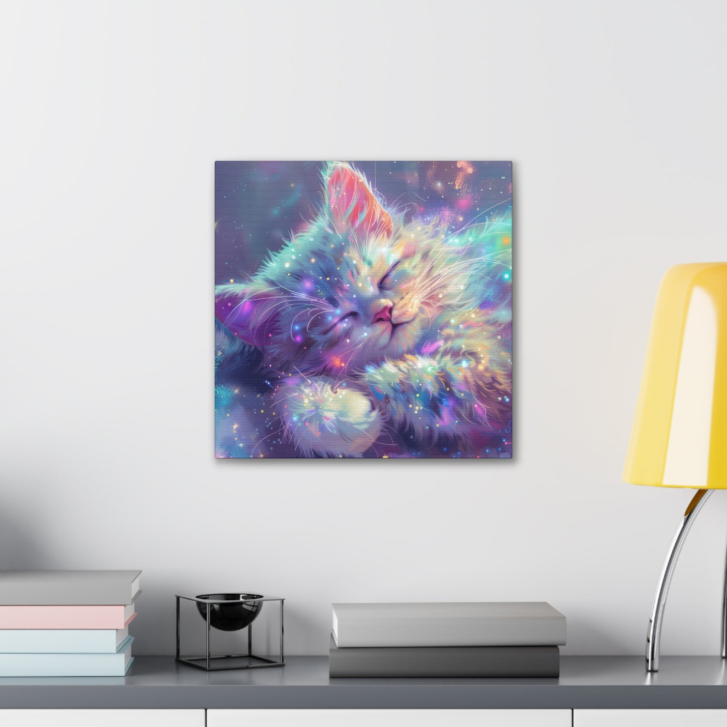 Sparkly Kitties - Canvas Stretched, 0.75"