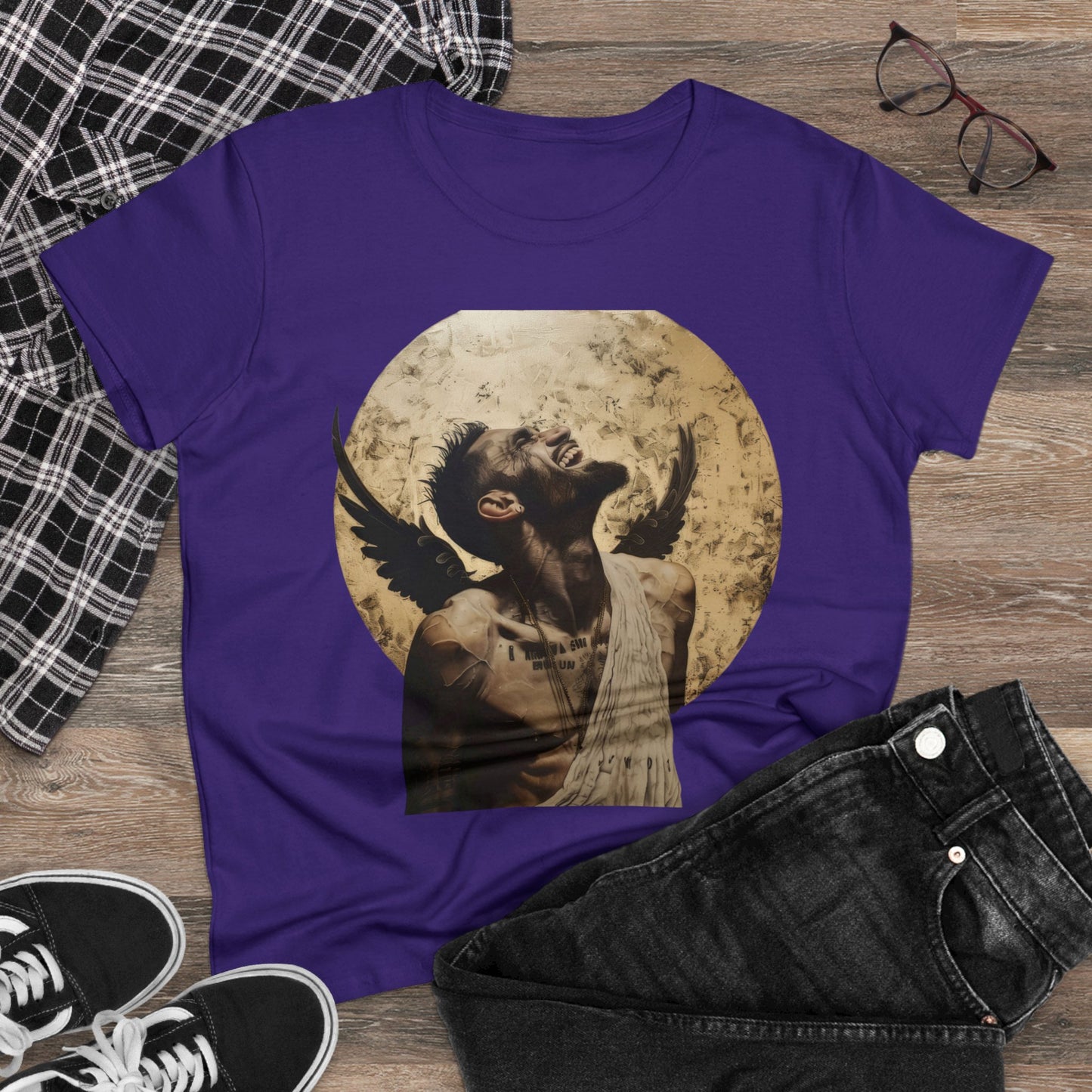 Angel or Devil - Women's Midweight Cotton Tee