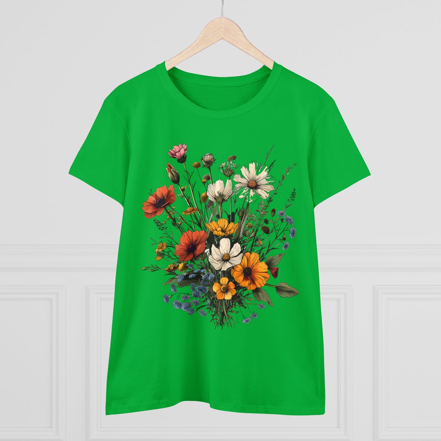 Wildflowers - Women's Midweight Cotton Tee