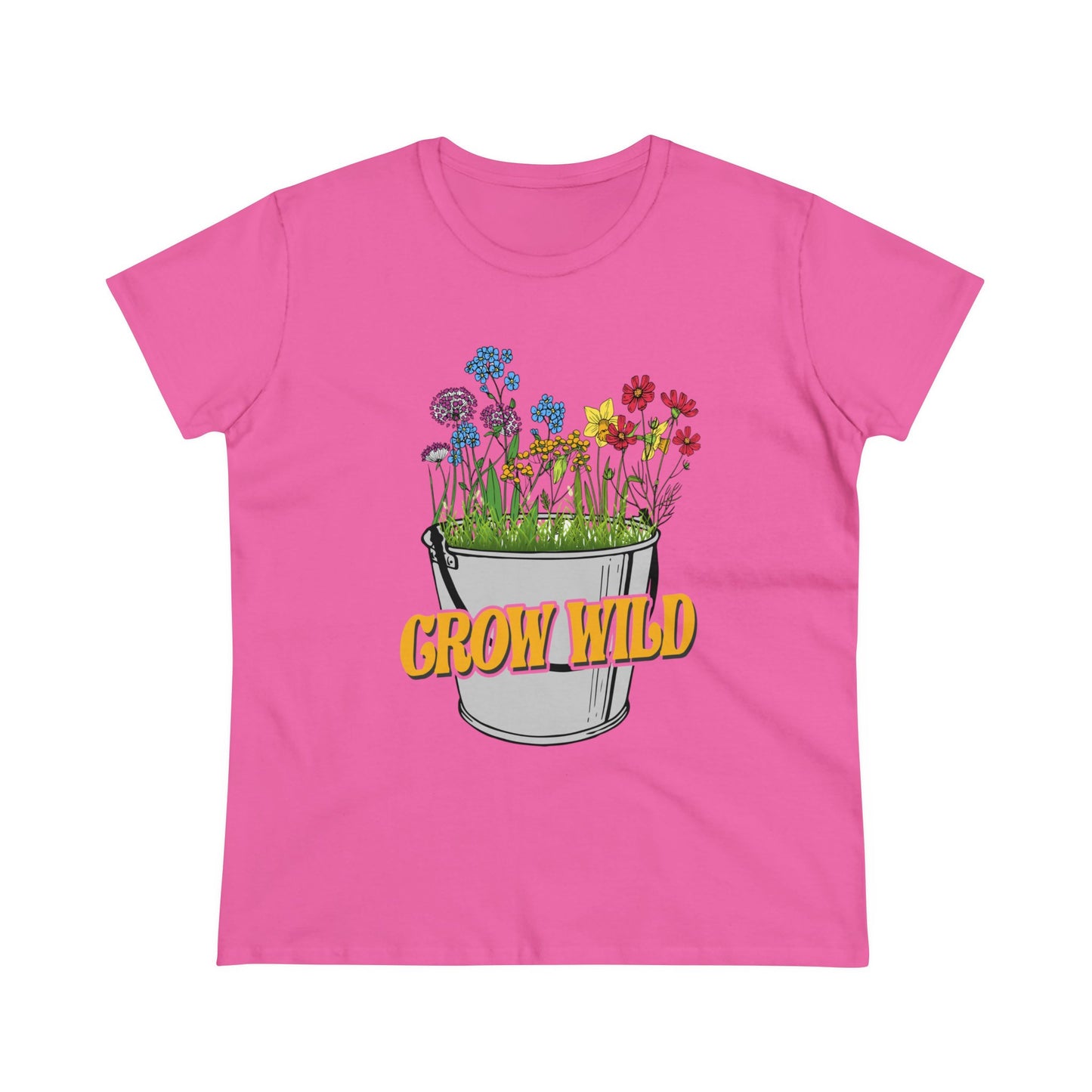 Grow Wild - Gardening - Women's Midweight Cotton Tee