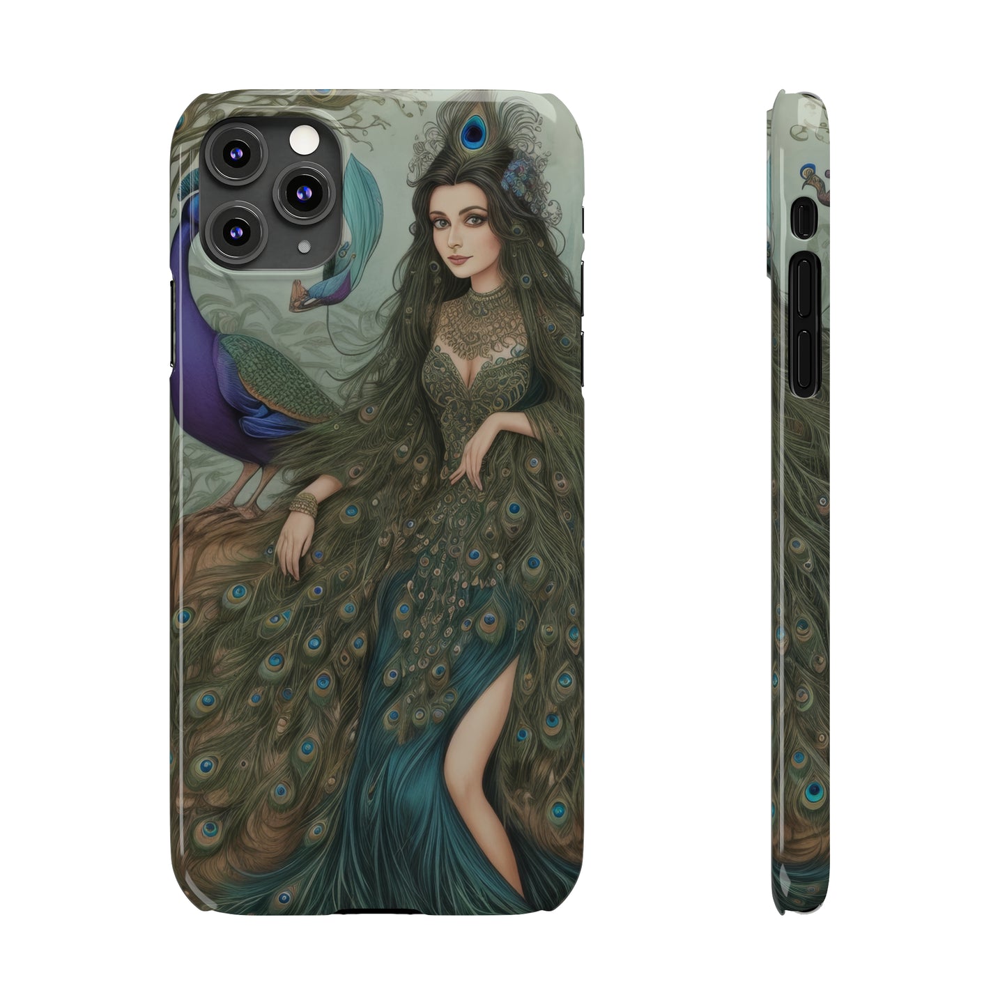 Peacock Witch - Phone Case