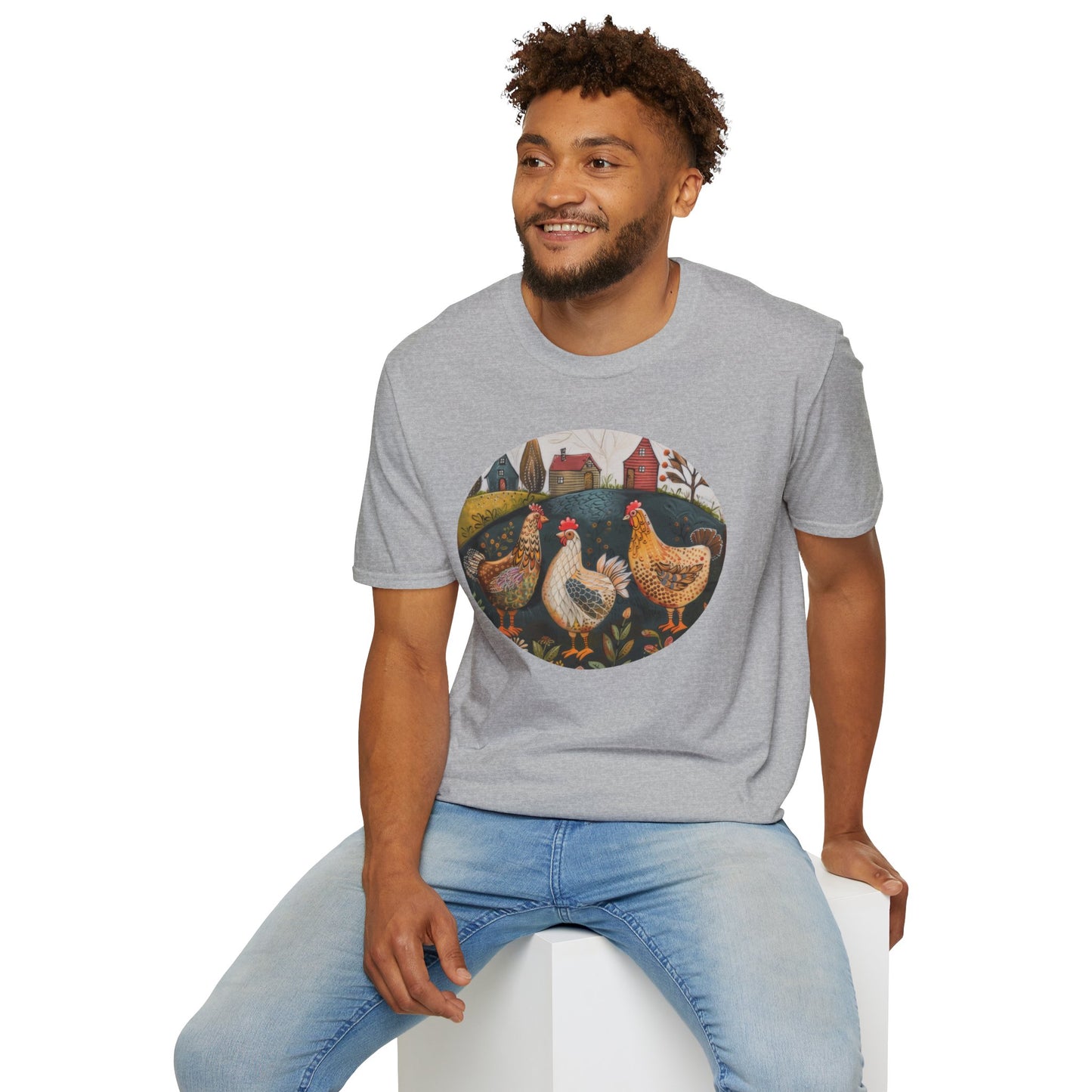 Chickens - Unisex Softstyle T-Shirt