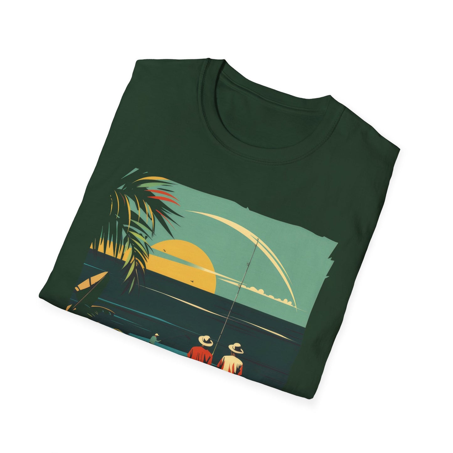 Surf Casting - Unisex Softstyle T-Shirt