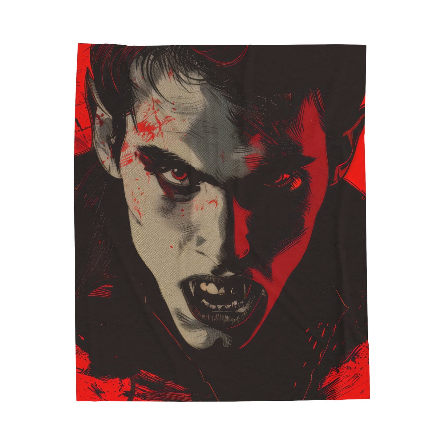 Vampire - Velveteen Plush Blanket