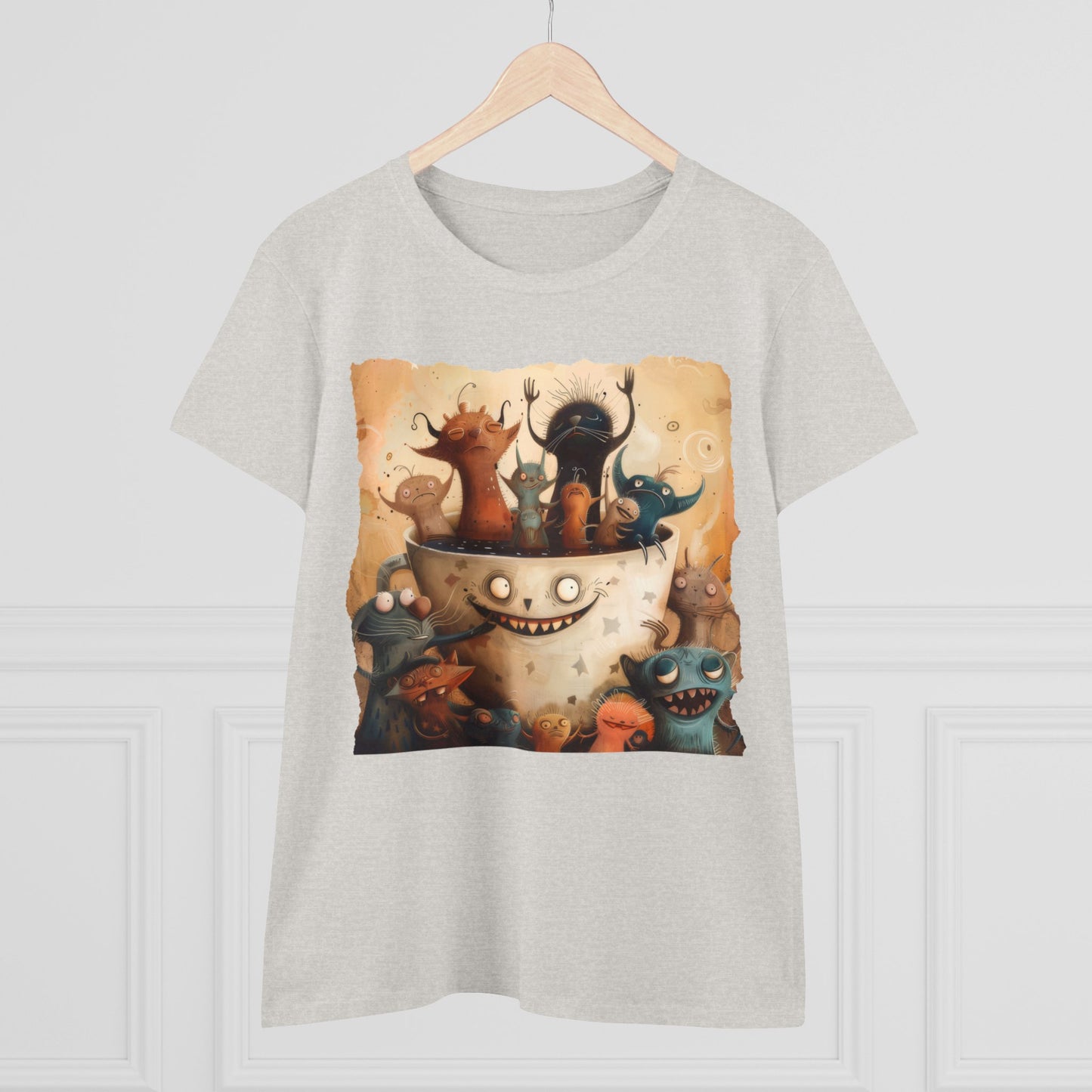 Coffee Critters - Women's Midweight Cotton Tee