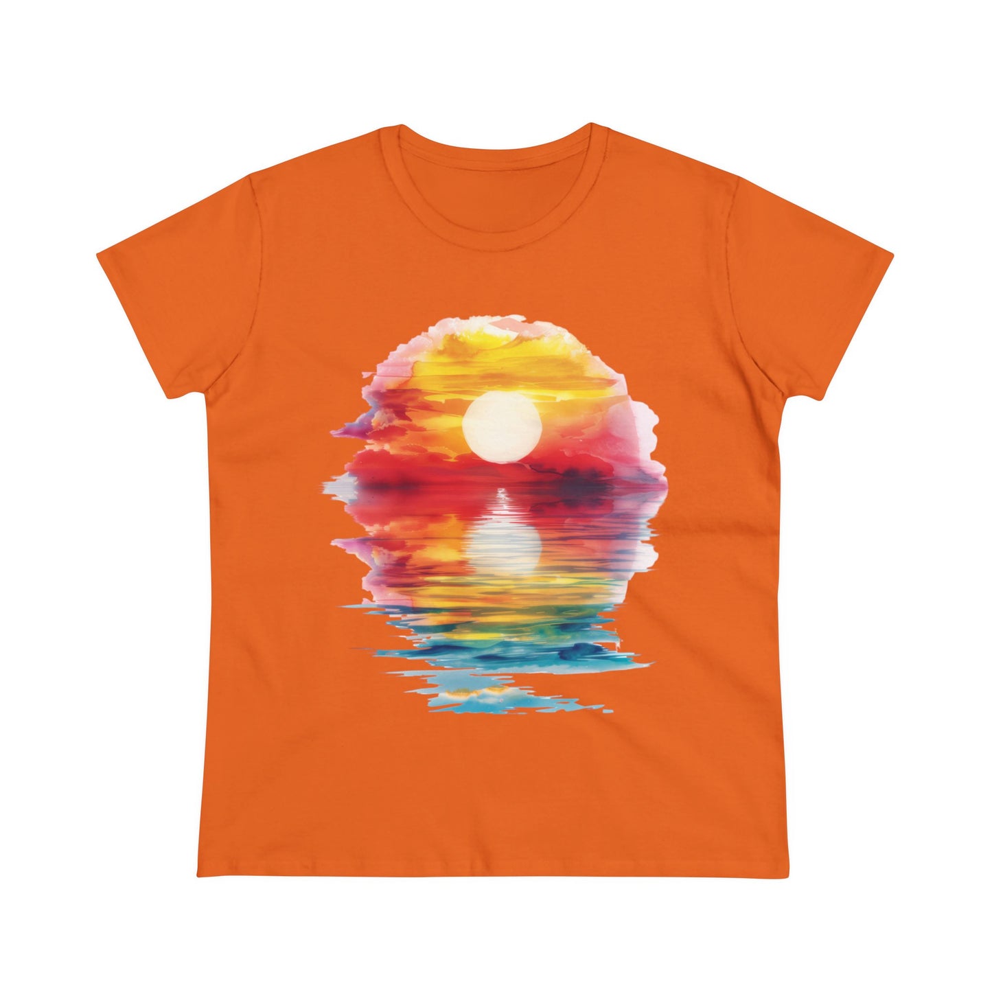 Sunrise - Women's Midweight Cotton Tee