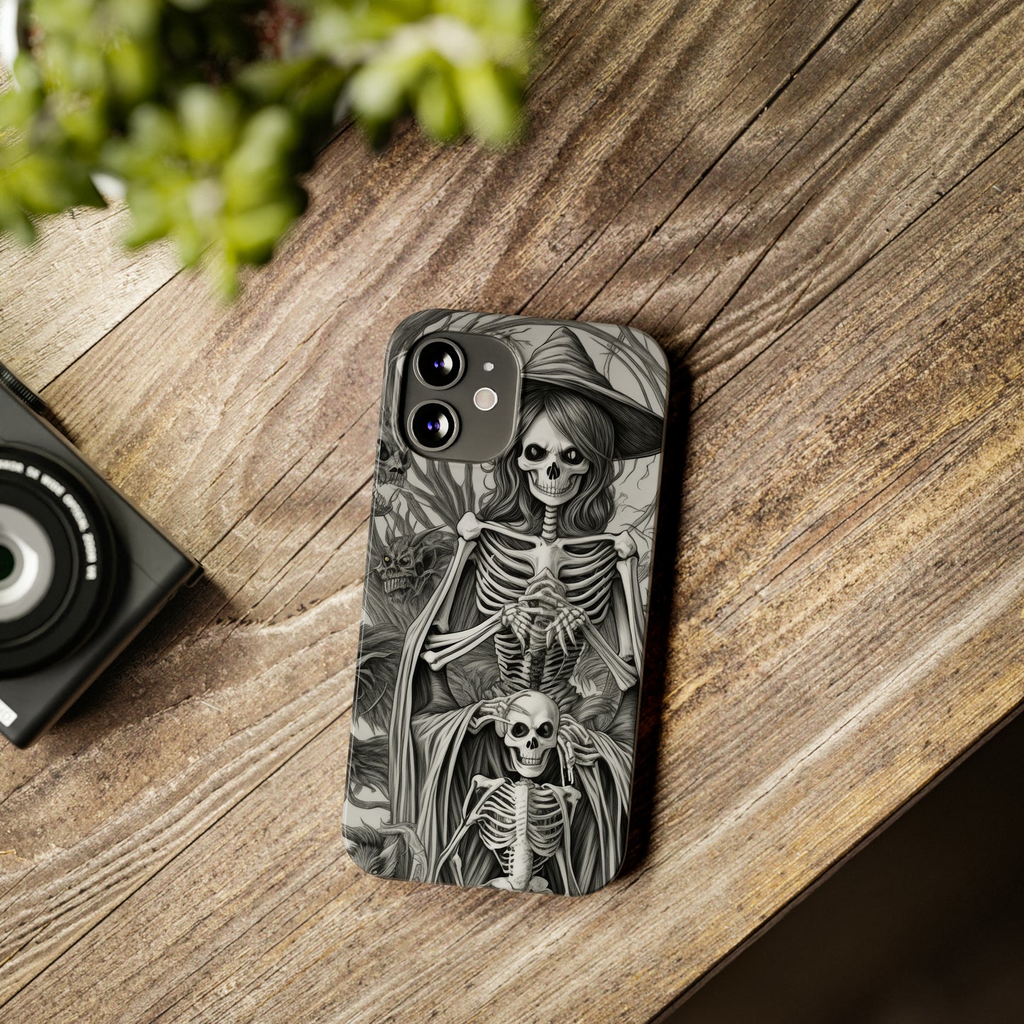 Skeleton Witch - Phone Case