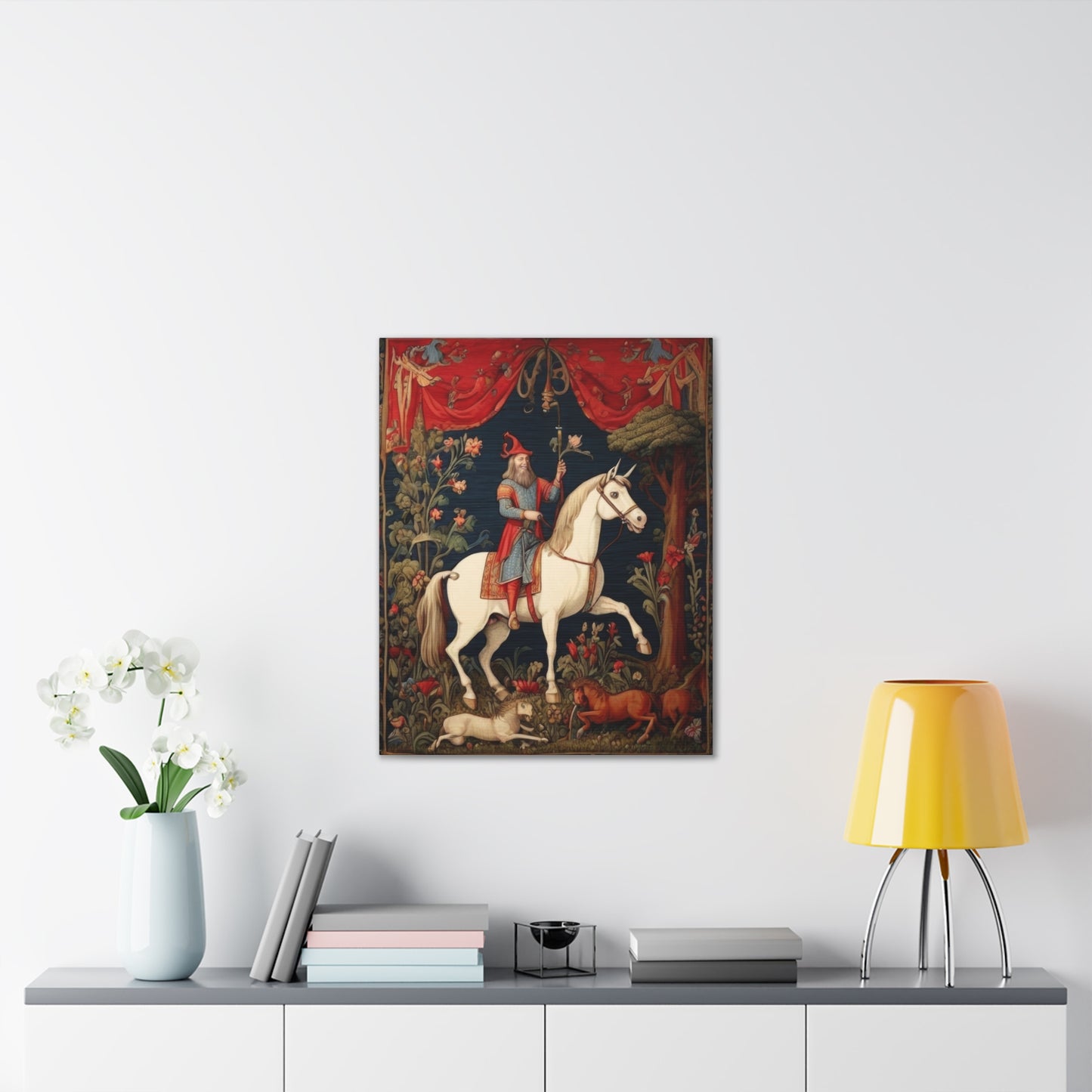 Medieval Tapestry - Canvas Stretched, 0.75"