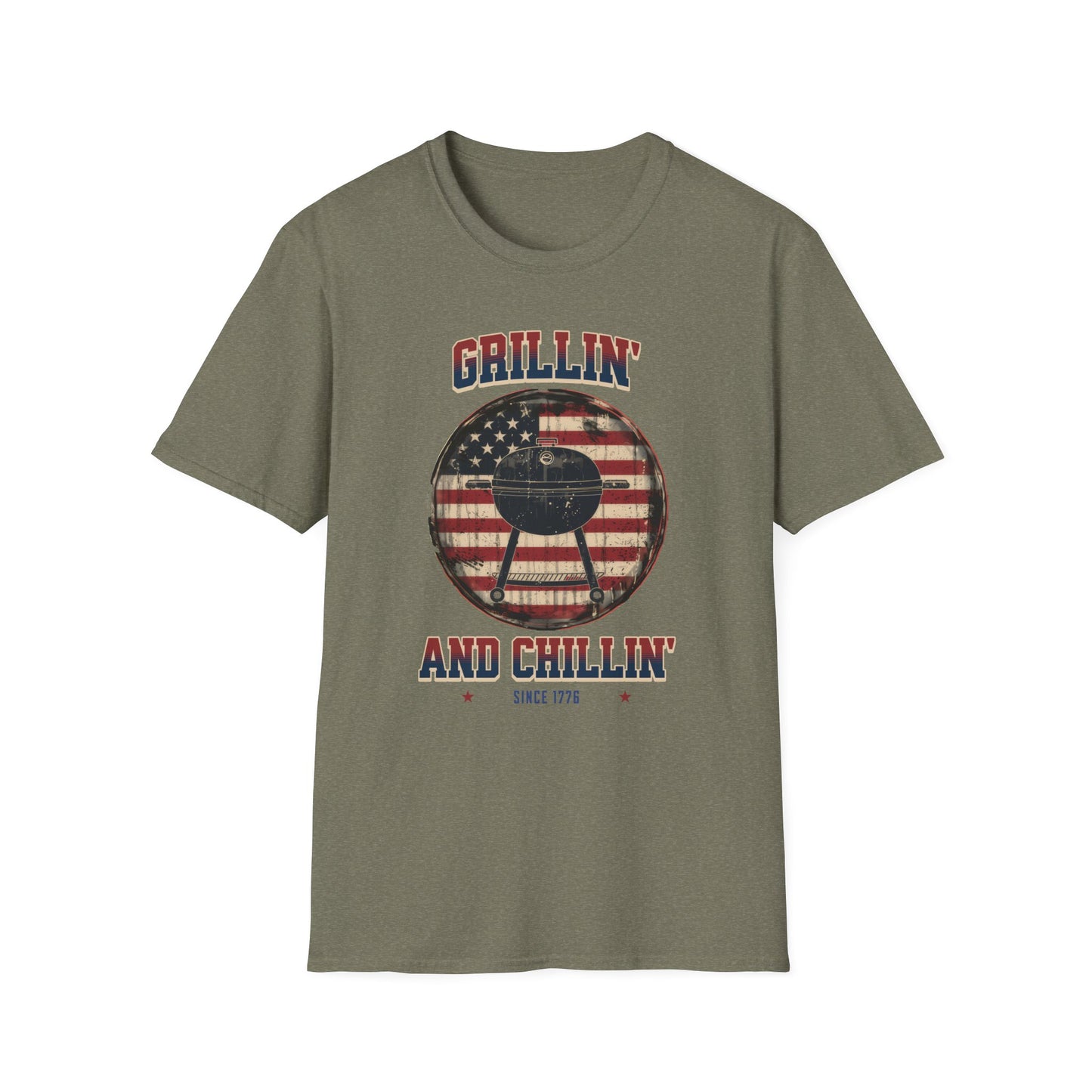 Grillin and Chillin - Unisex Softstyle T-Shirt