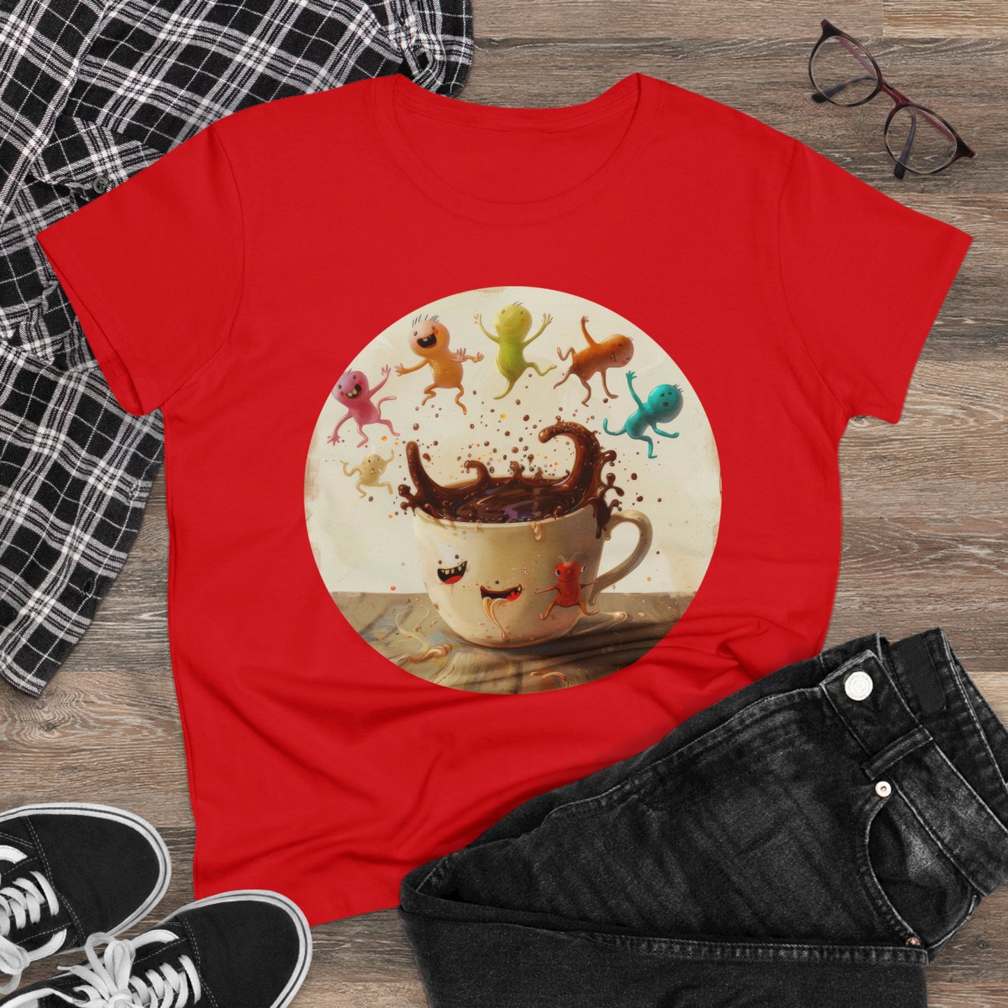 Coffee Critters - Women's Midweight Cotton Tee