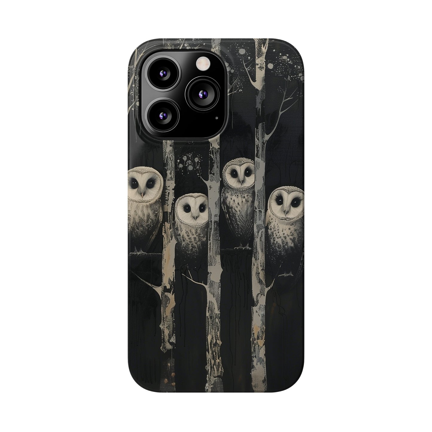 Owls at Night Phone Case