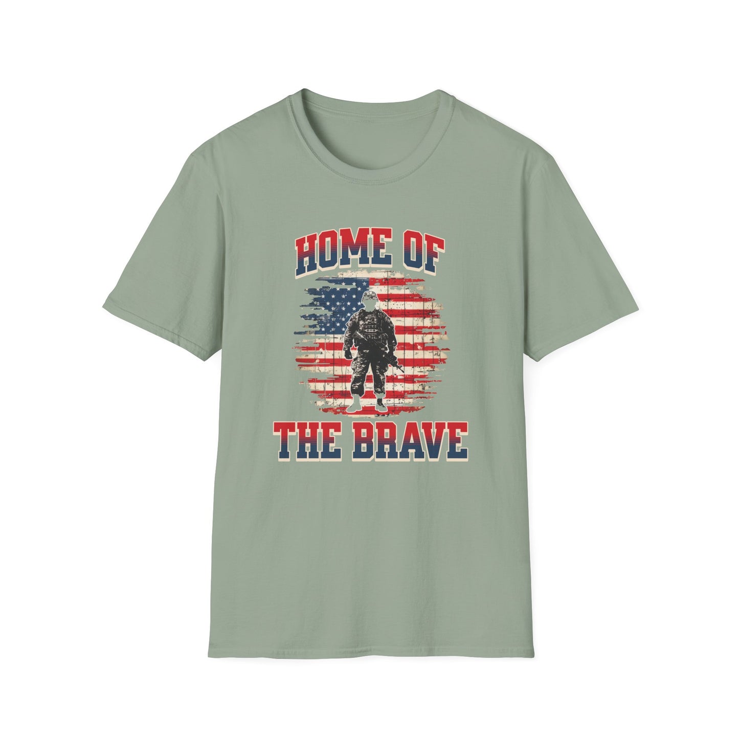 Home of the Brave - Unisex Softstyle T-Shirt