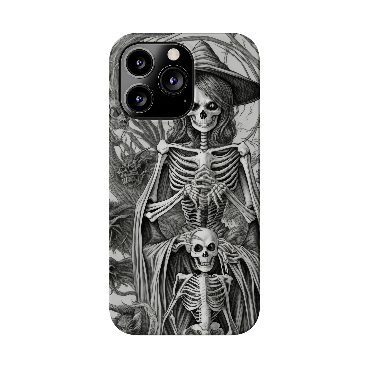 Skeleton Witch - Phone Case