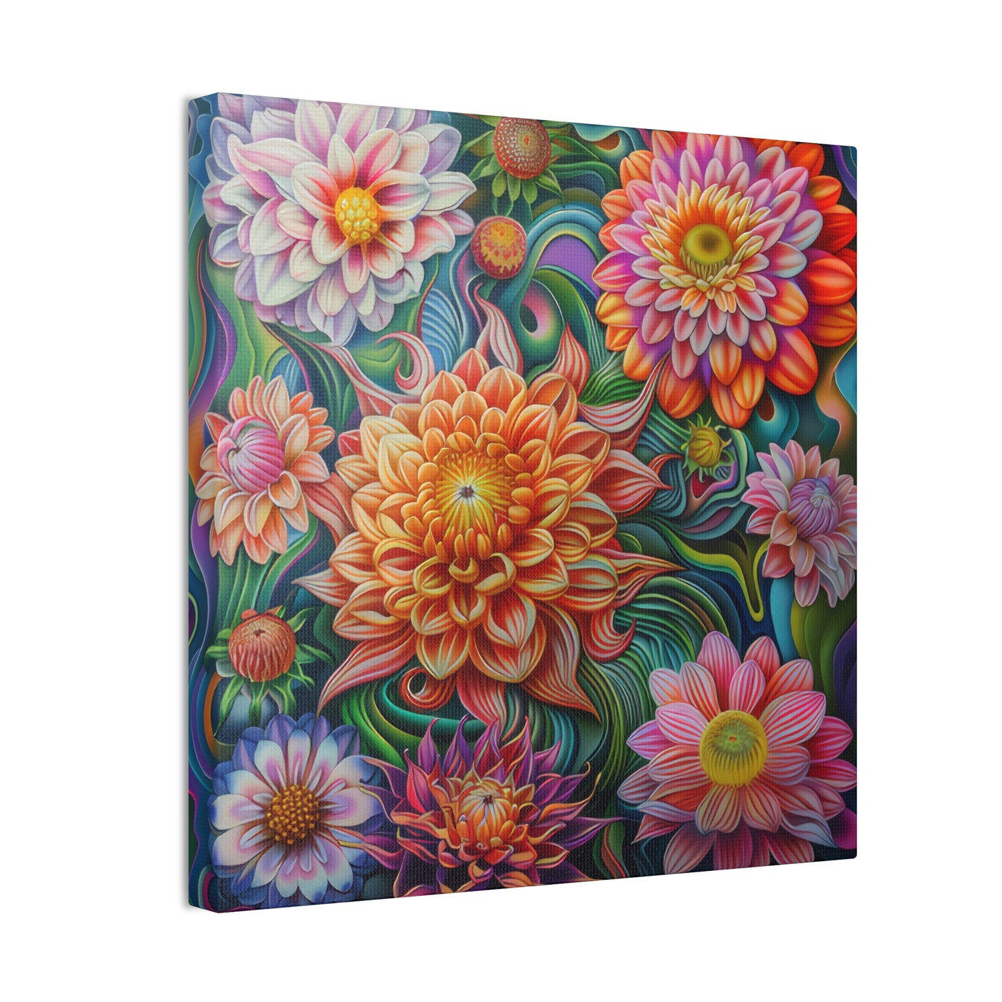 Flowers - Canvas Stretched, 0.75"