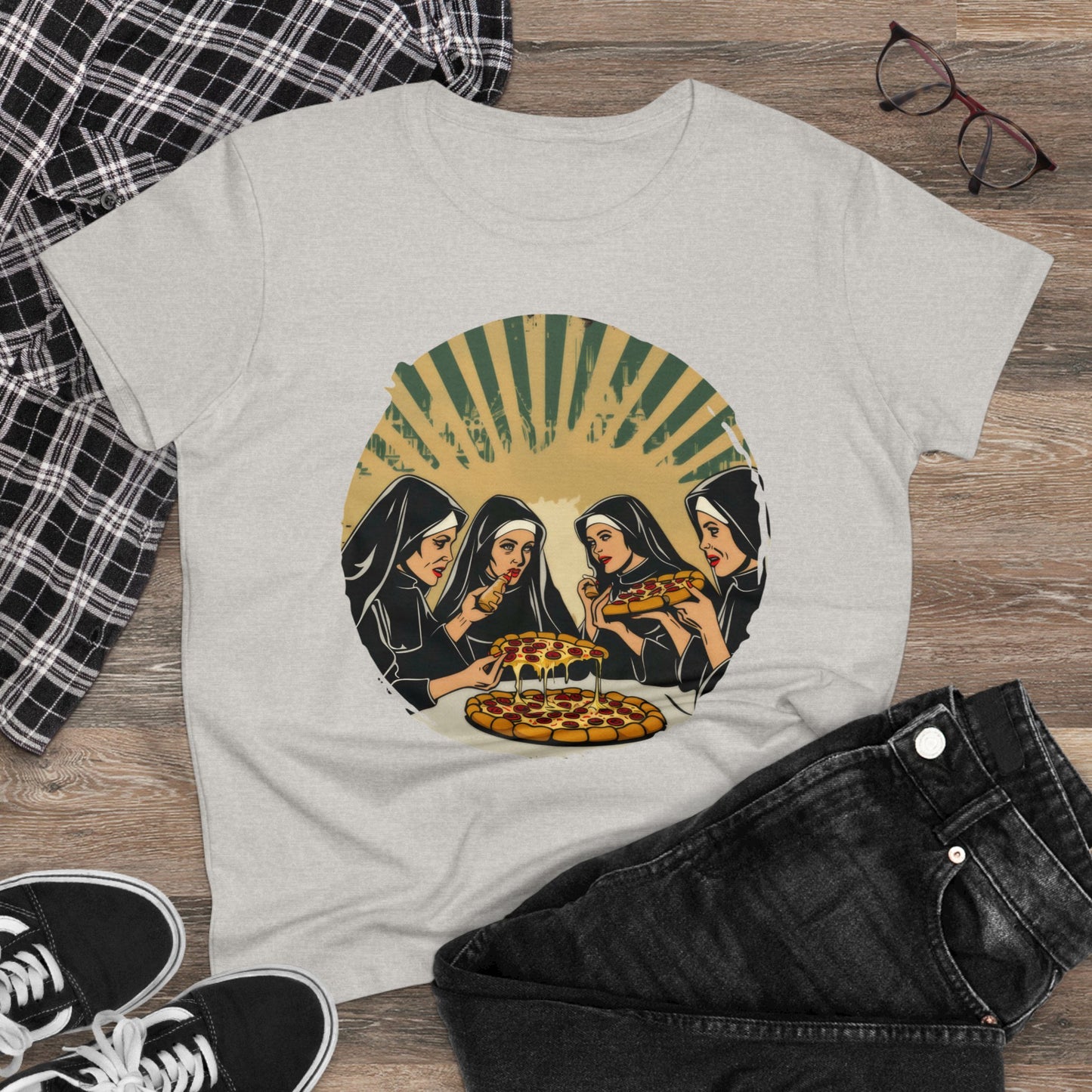 Pizza Divine - Women's Midweight Cotton Tee