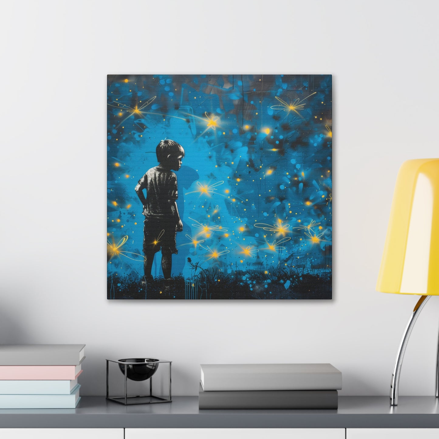 Fireflies - Canvas Stretched, 0.75"