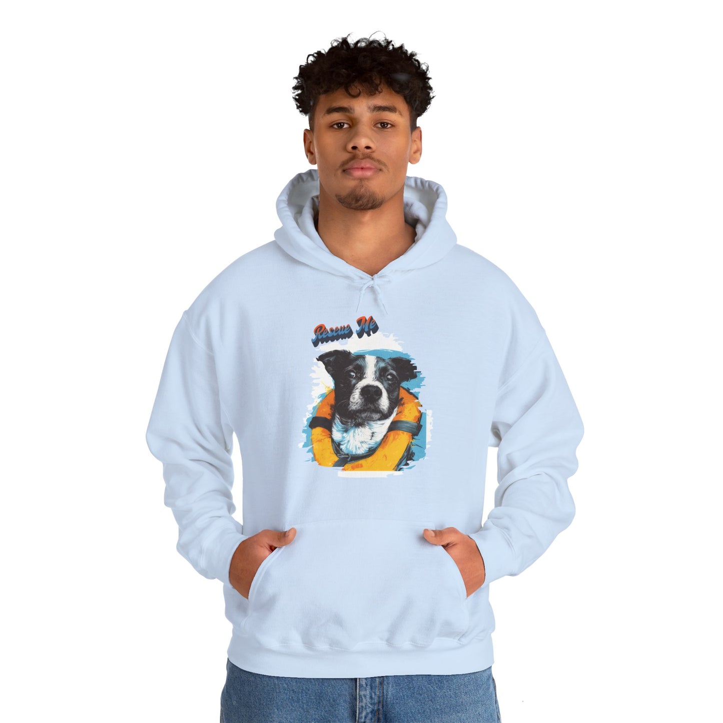 Rescue Dog - Unisex Heavy Blend™ Hooded Sweatshirt