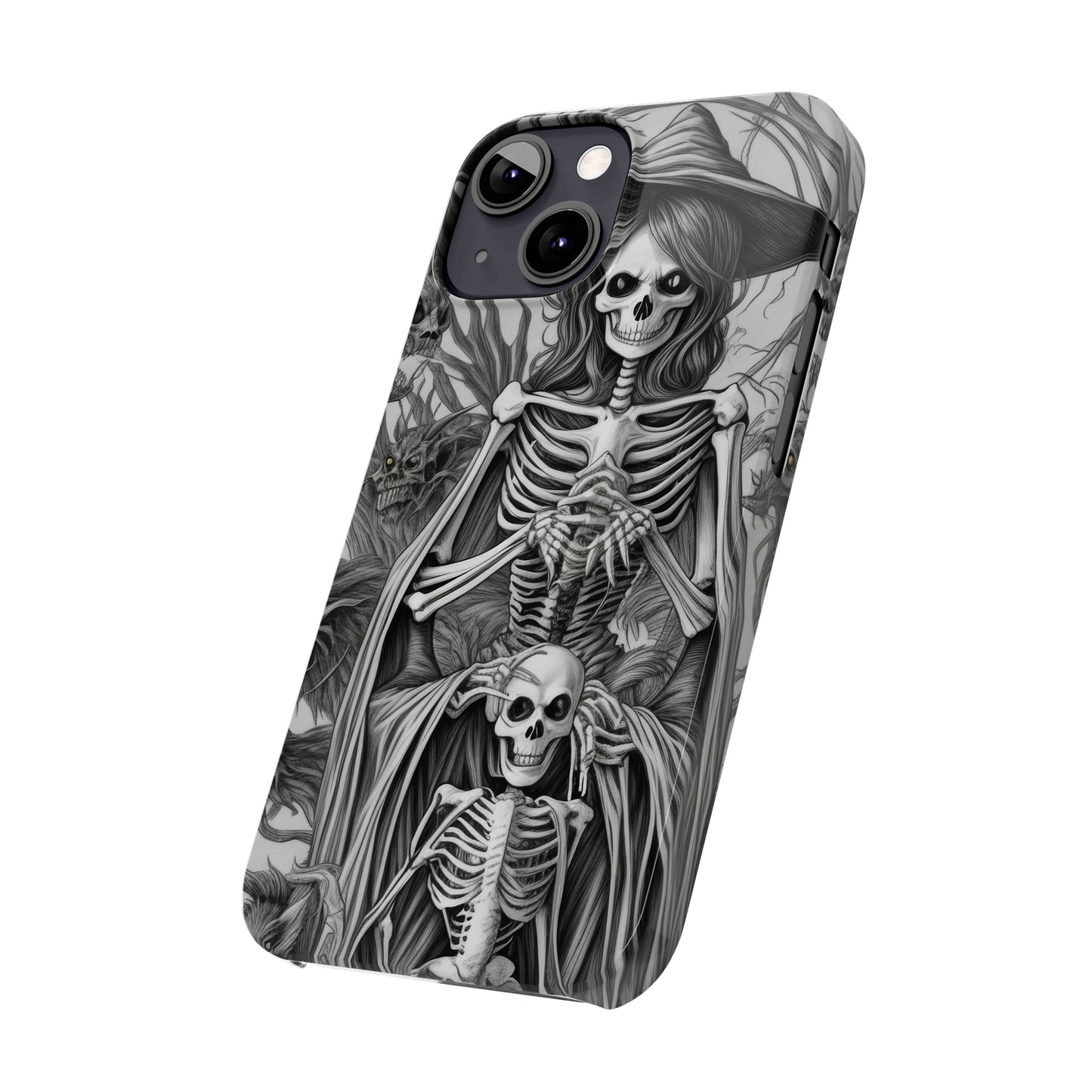 Skeleton Witch - Phone Case