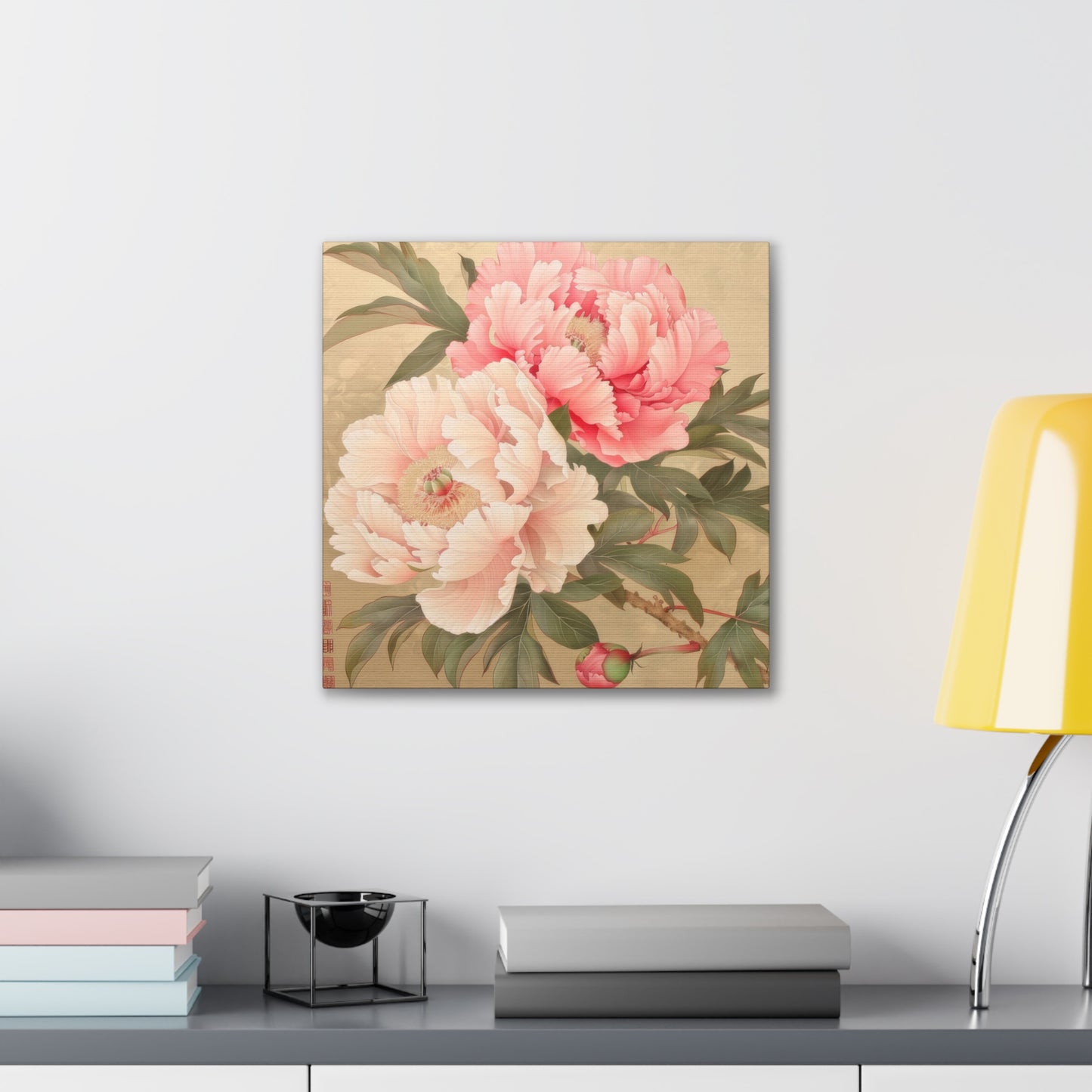 Peony - Canvas Stretched, 0.75"