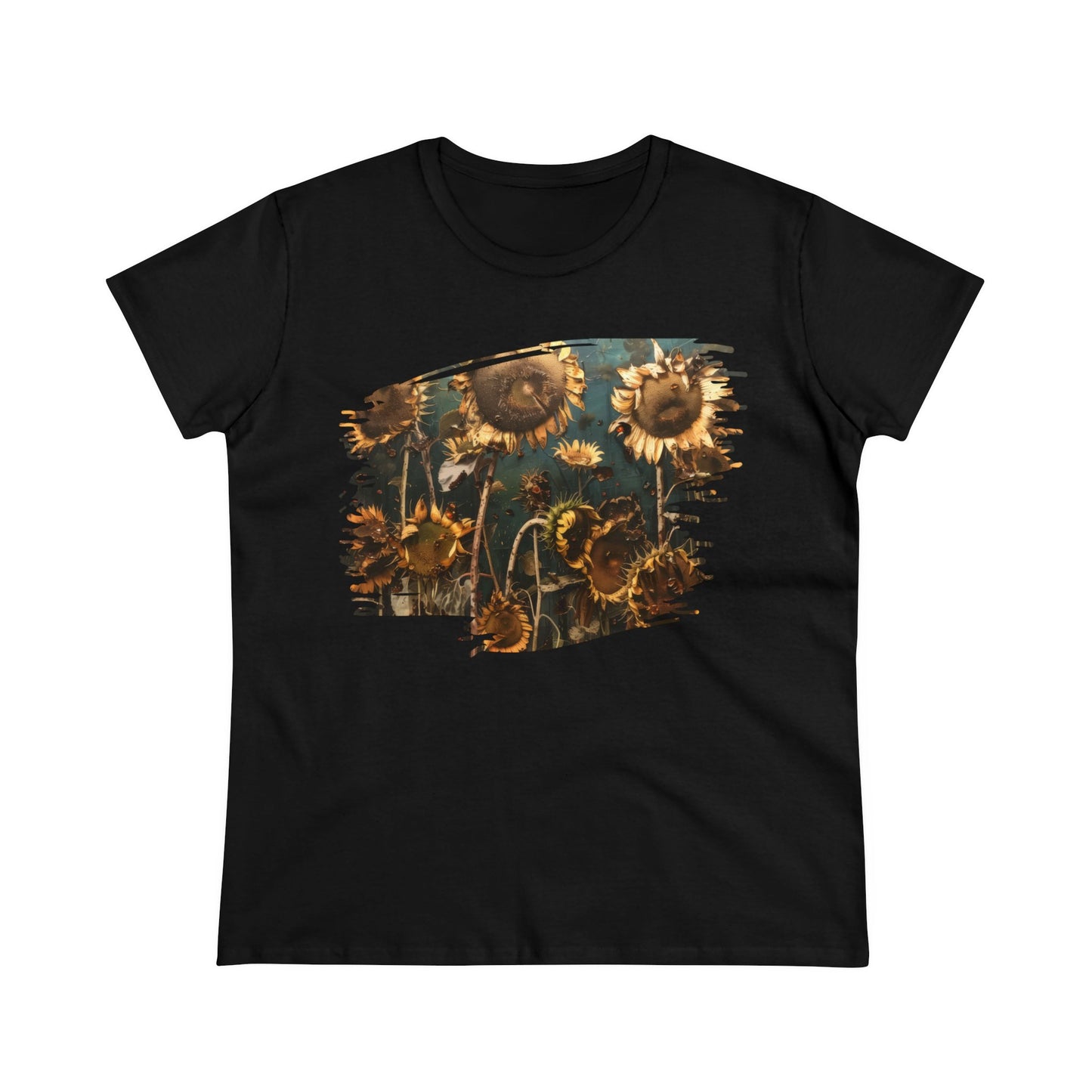 Sunflowers Wilting - Women's Midweight Cotton Tee