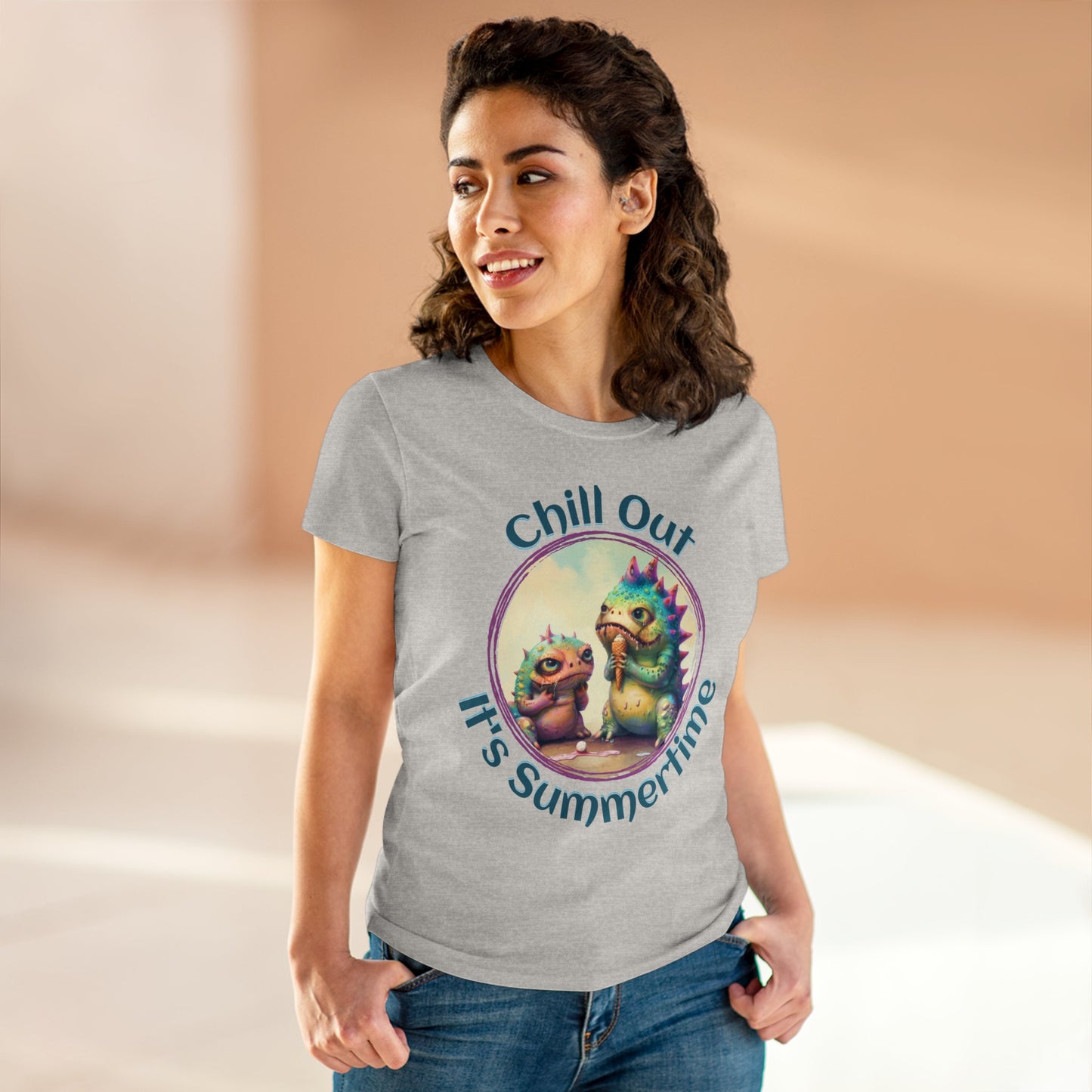 Chill Out for Summer - Women's Midweight Cotton Tee