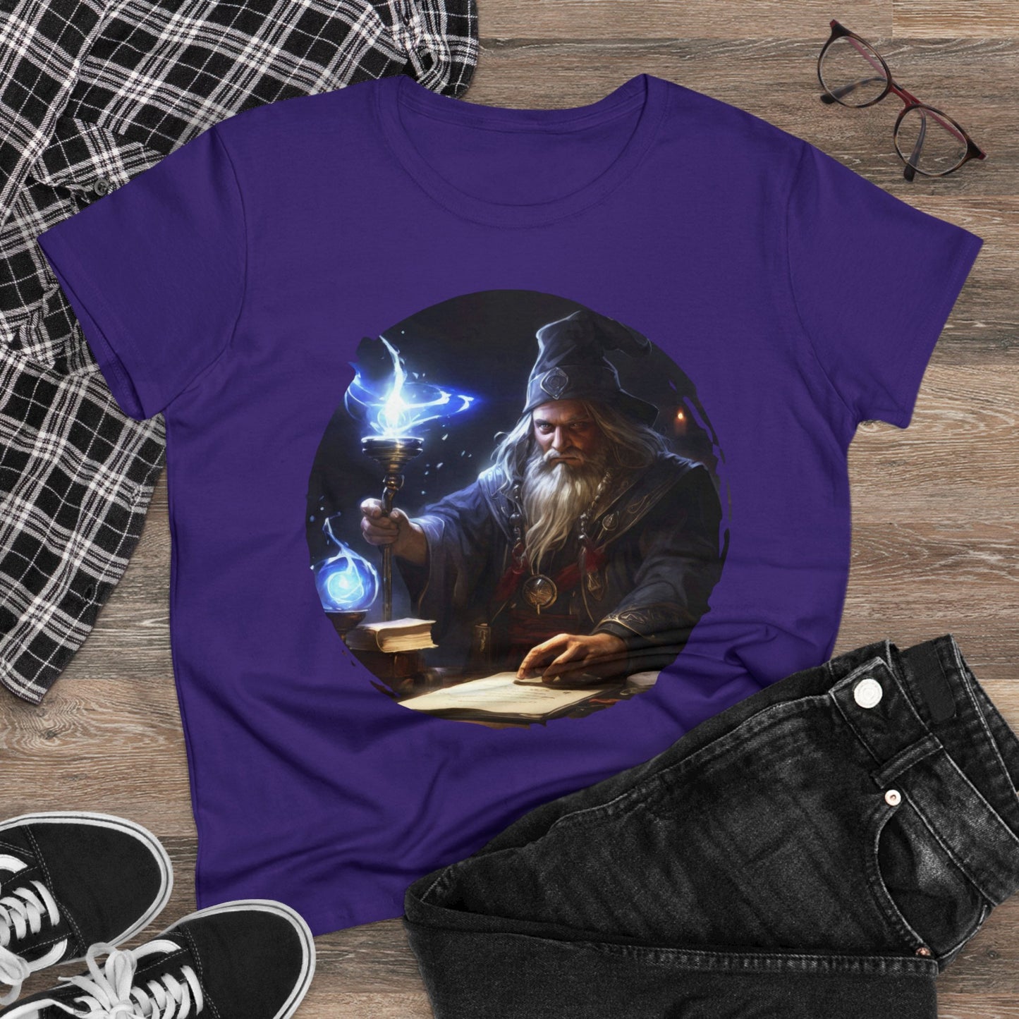 The Mage - Fantasy - Women's Midweight Cotton Tee