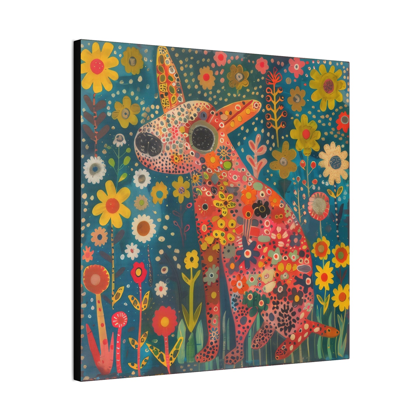 Spring Dog - Canvas Stretched, 0.75"