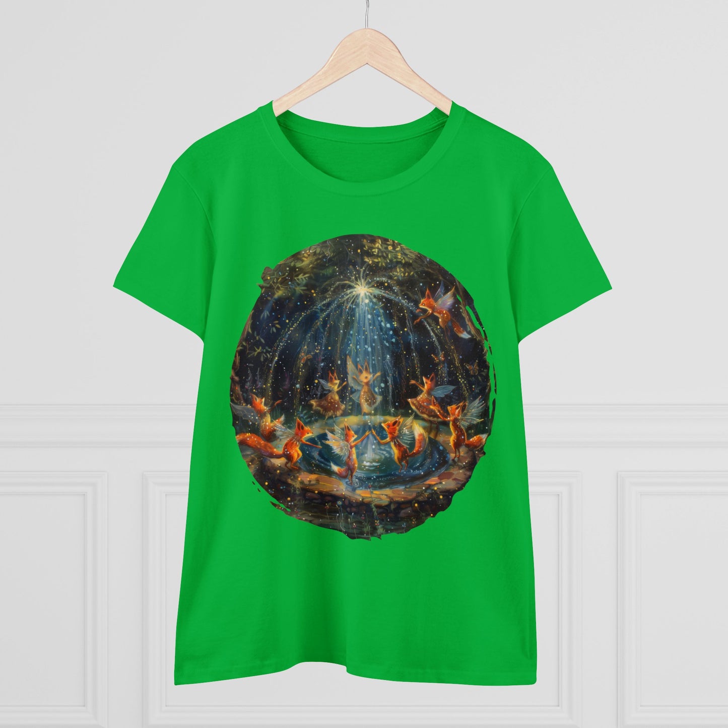 Fairy Celebration - Fantasy - Women's Midweight Cotton Tee