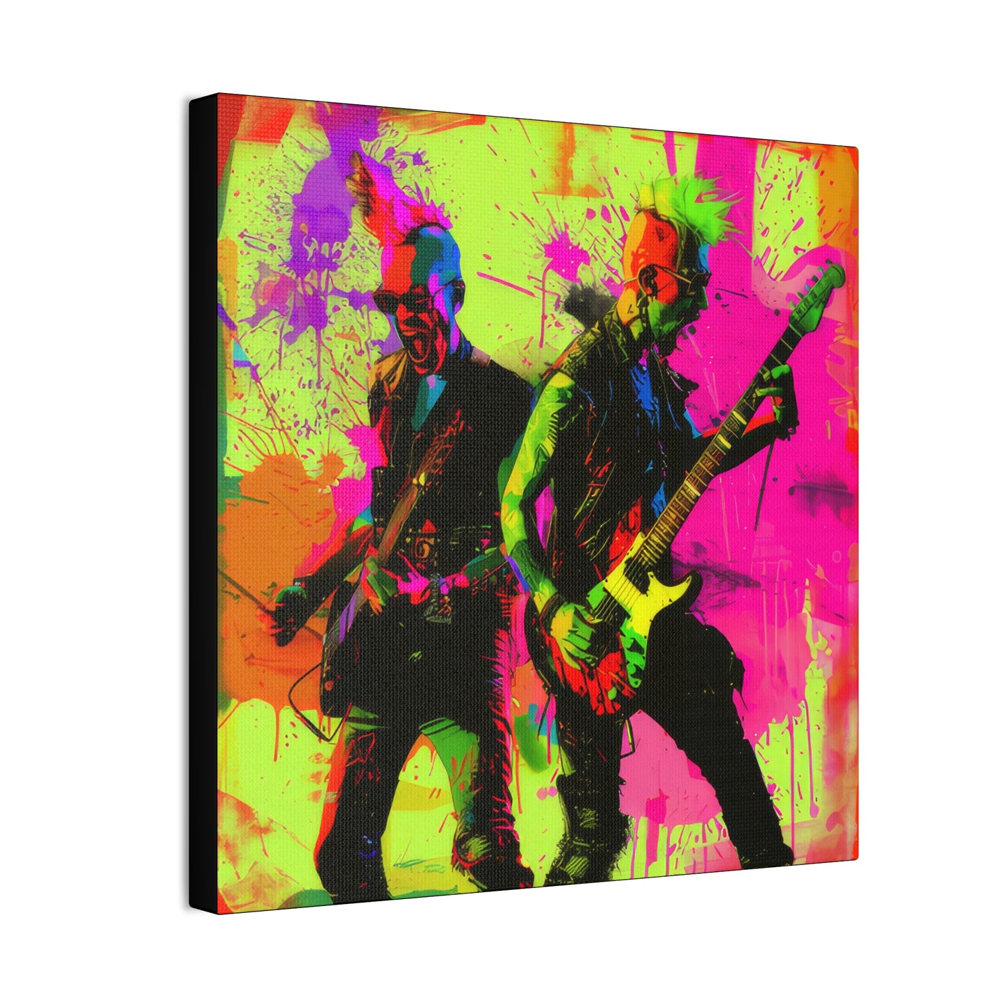 Punk Rock - Canvas Stretched, 0.75"