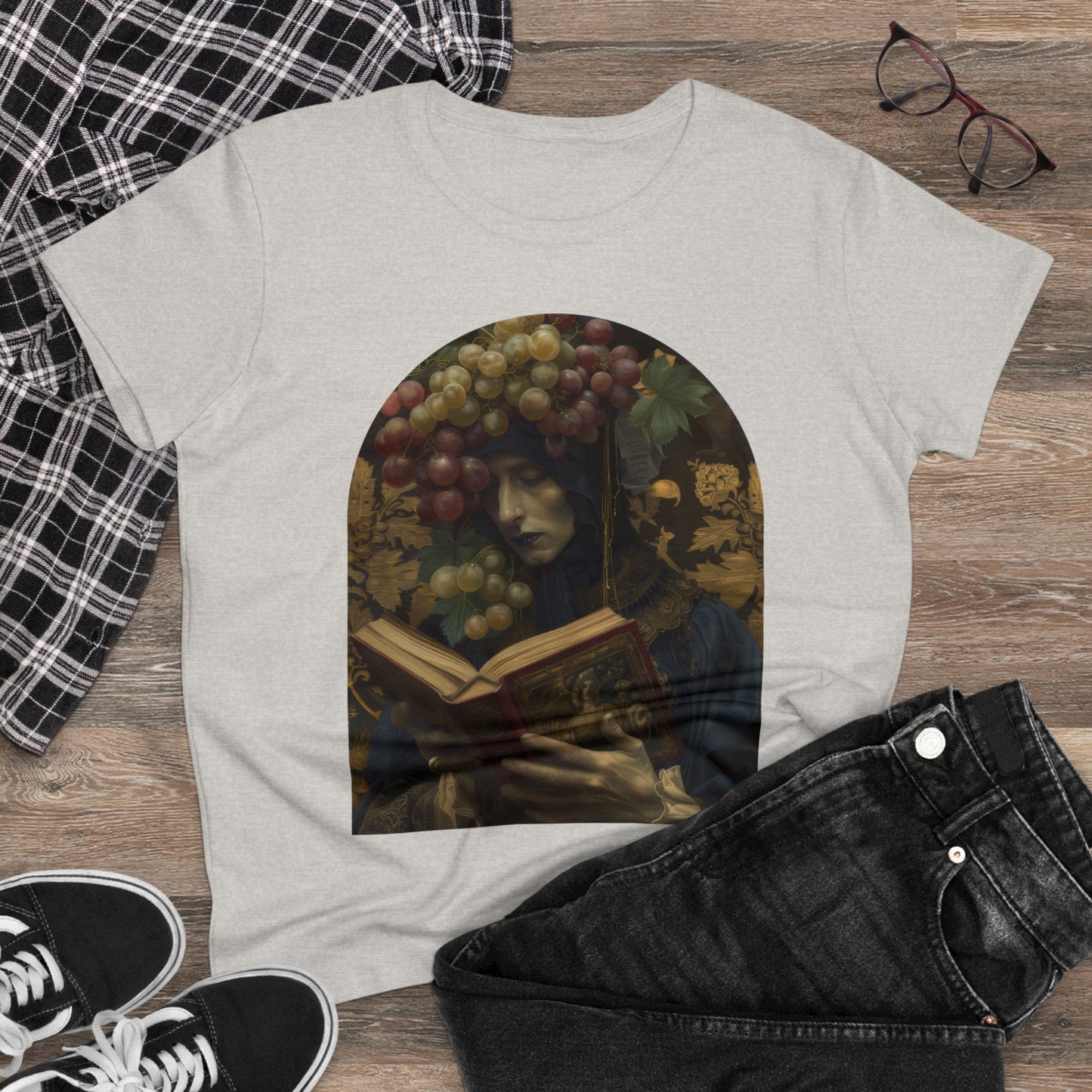 Solemn Reading - Fantasy - Women's Midweight Cotton Tee