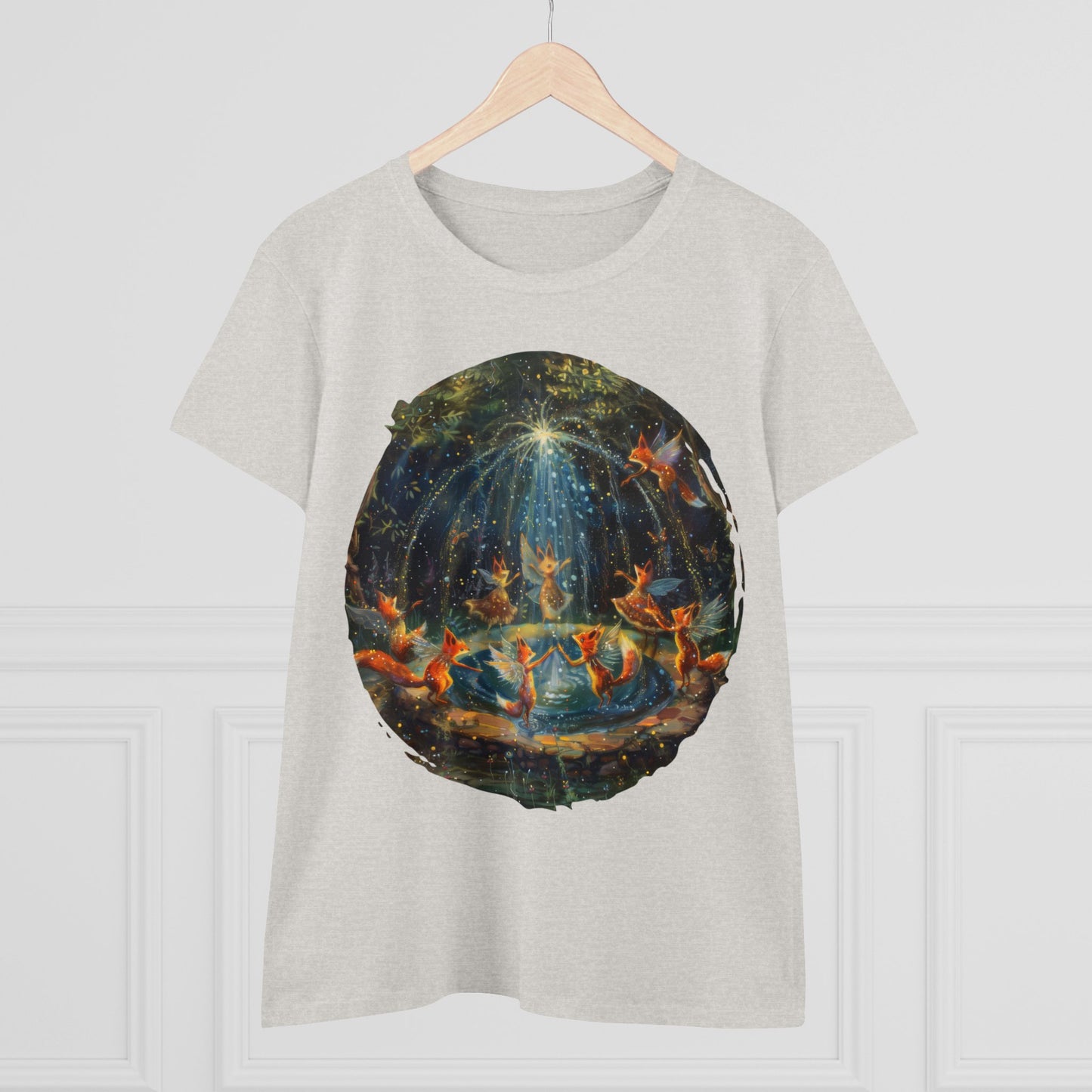 Fairy Celebration - Fantasy - Women's Midweight Cotton Tee