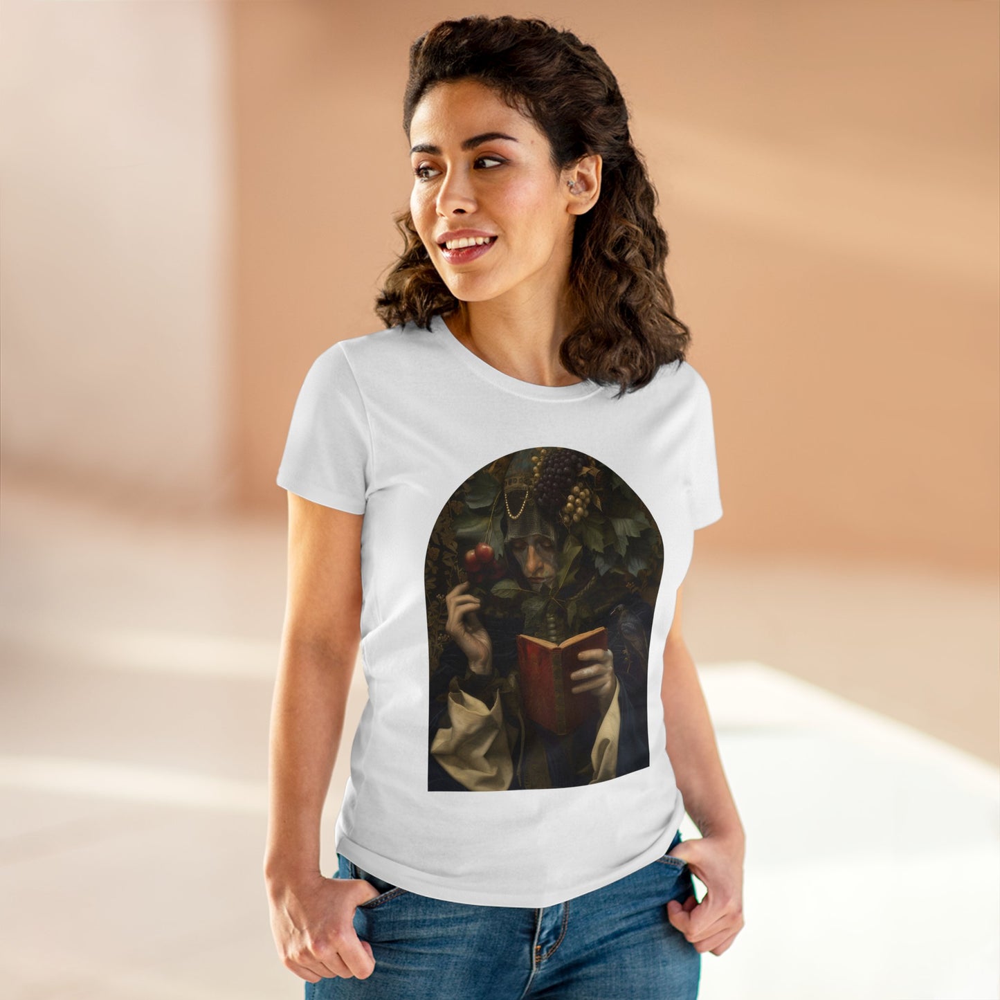 Solemn Reading - Fantasy - Women's Midweight Cotton Tee