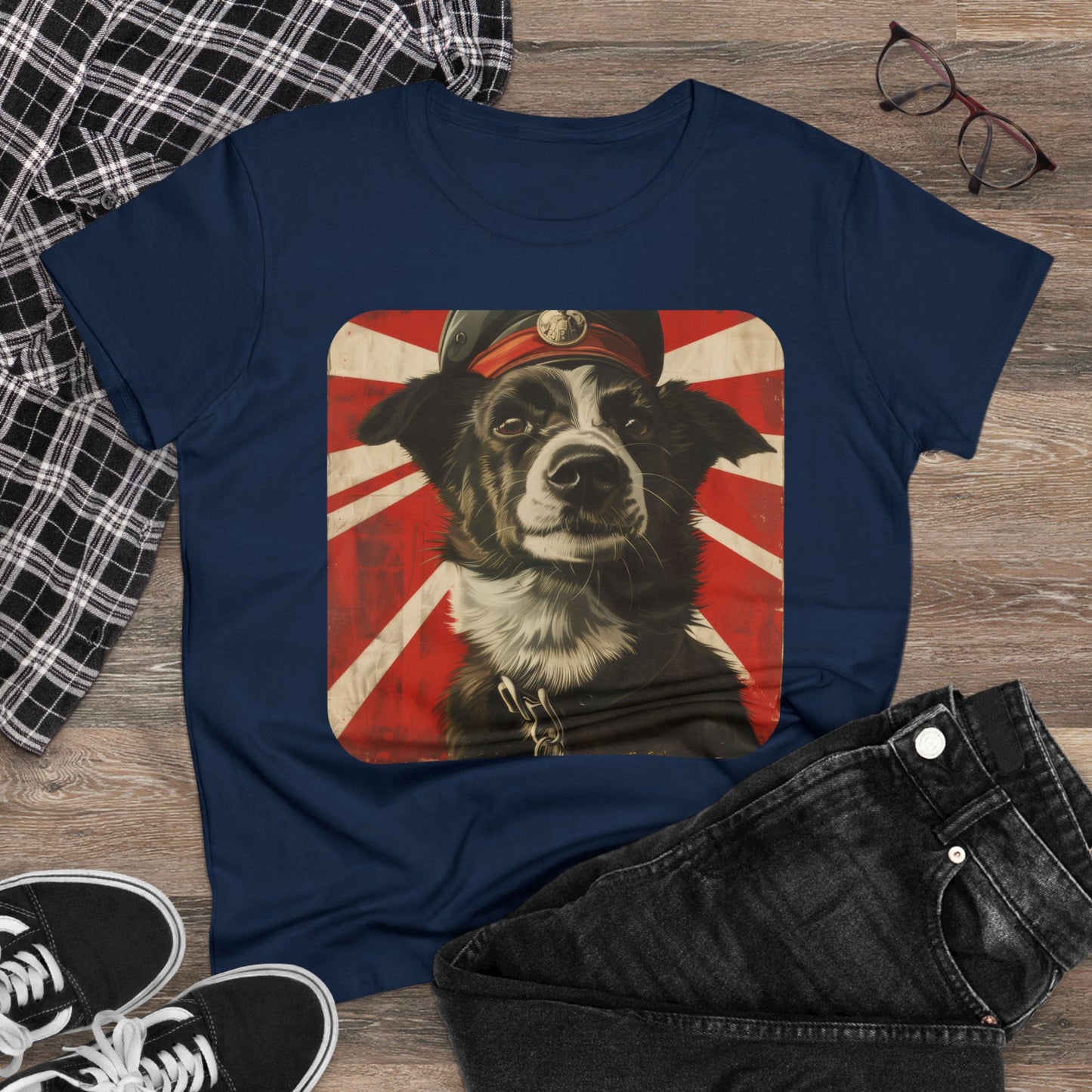 Comrade Canine - Women's Midweight Cotton Tee